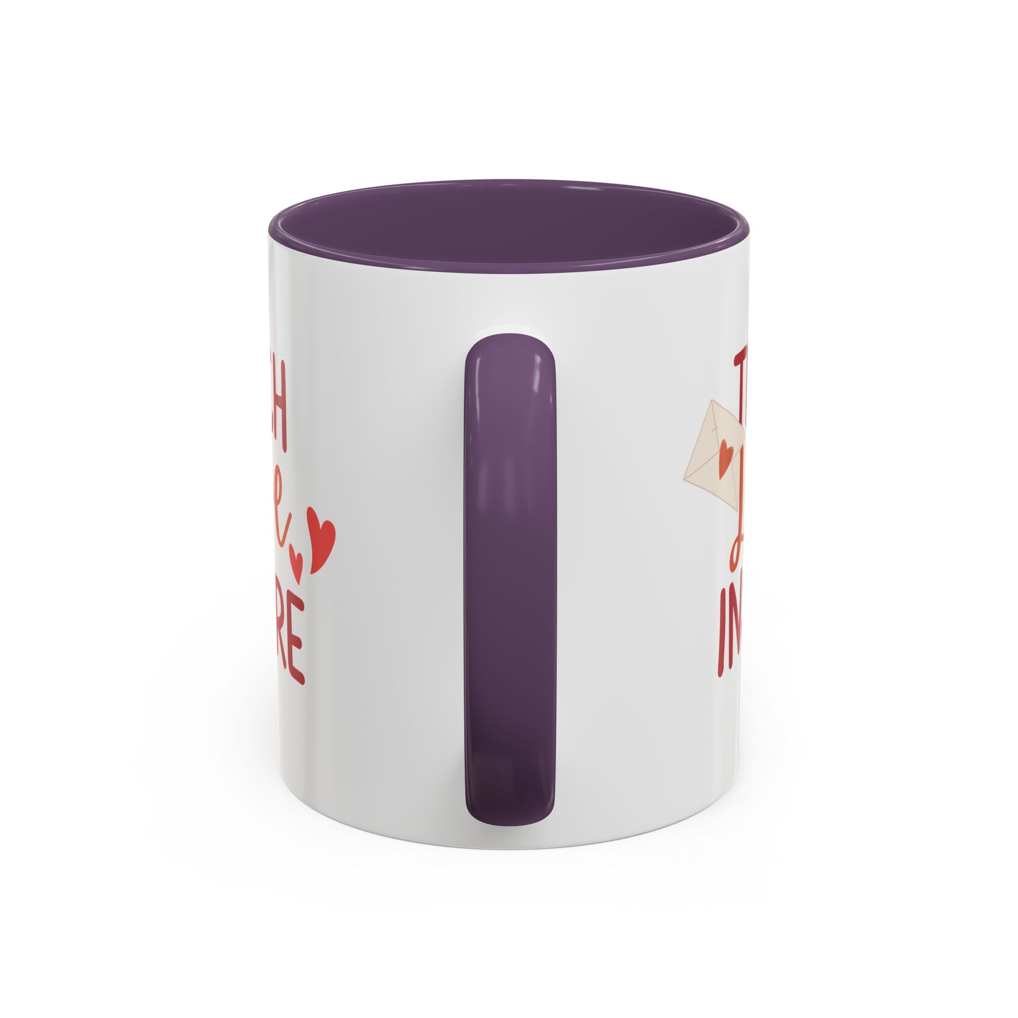 Teach, Love, Inspire Valentine's Design, Holiday Drinkware, Valentines, Christmas Birthday Gifts for Teachers, Coffee Mug for Teacher Valentines Day,
