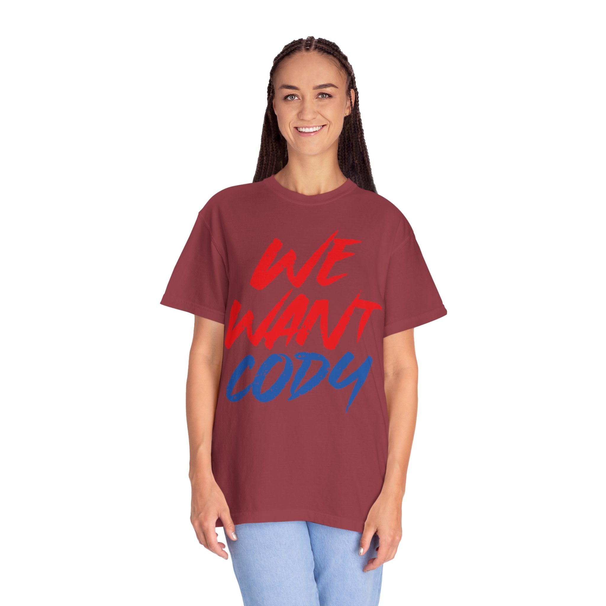 We Want Cody Graphic Design Cody Rhodes Fan Shirt, Sports Fan T-shirt, Unisex Shirt, Gift for Her-Him, Casual Outwear Shirt