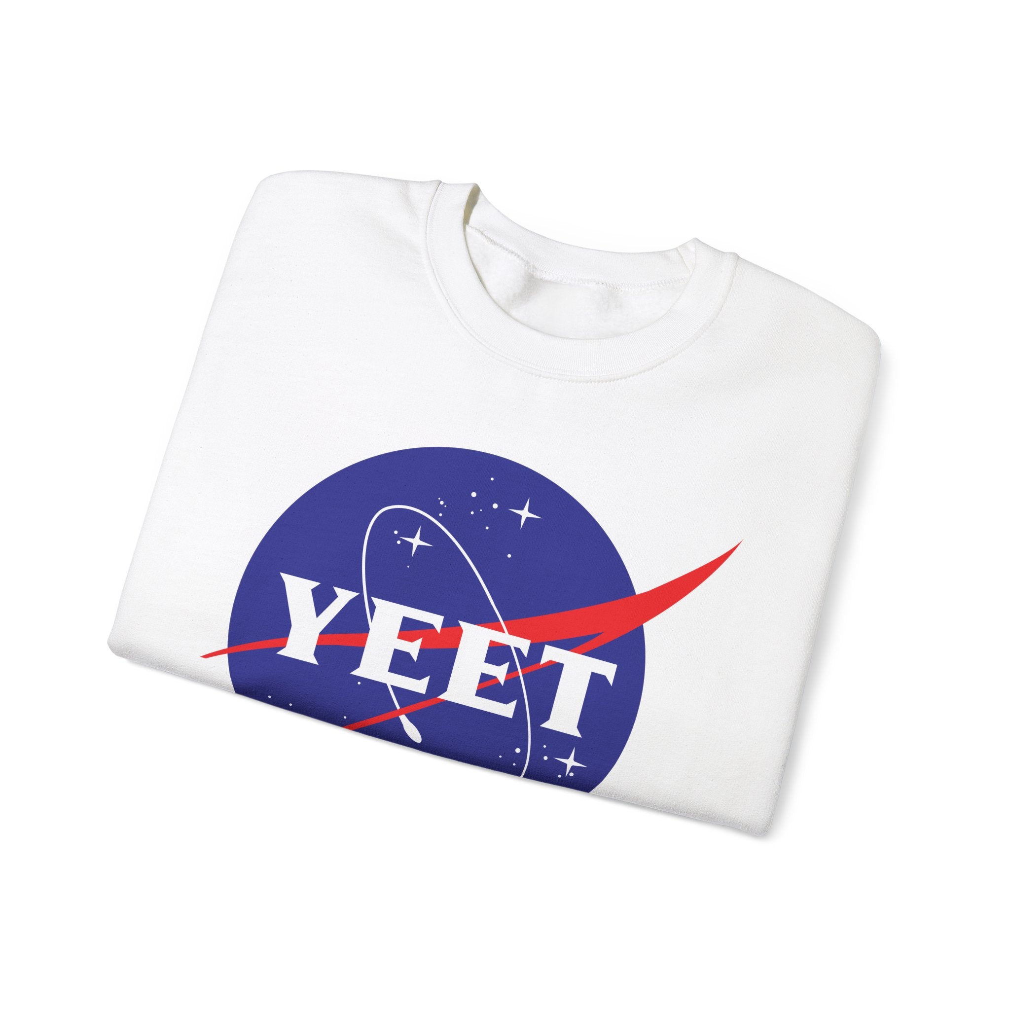 Yeet Nasa Sweatshirt Design, Sports Sweatshirt, Wrestling Fan Unisex Sweatshirt - Gift for Him or Her, Casual Outwear, Heavy Blend Crewneck Sweatshirt