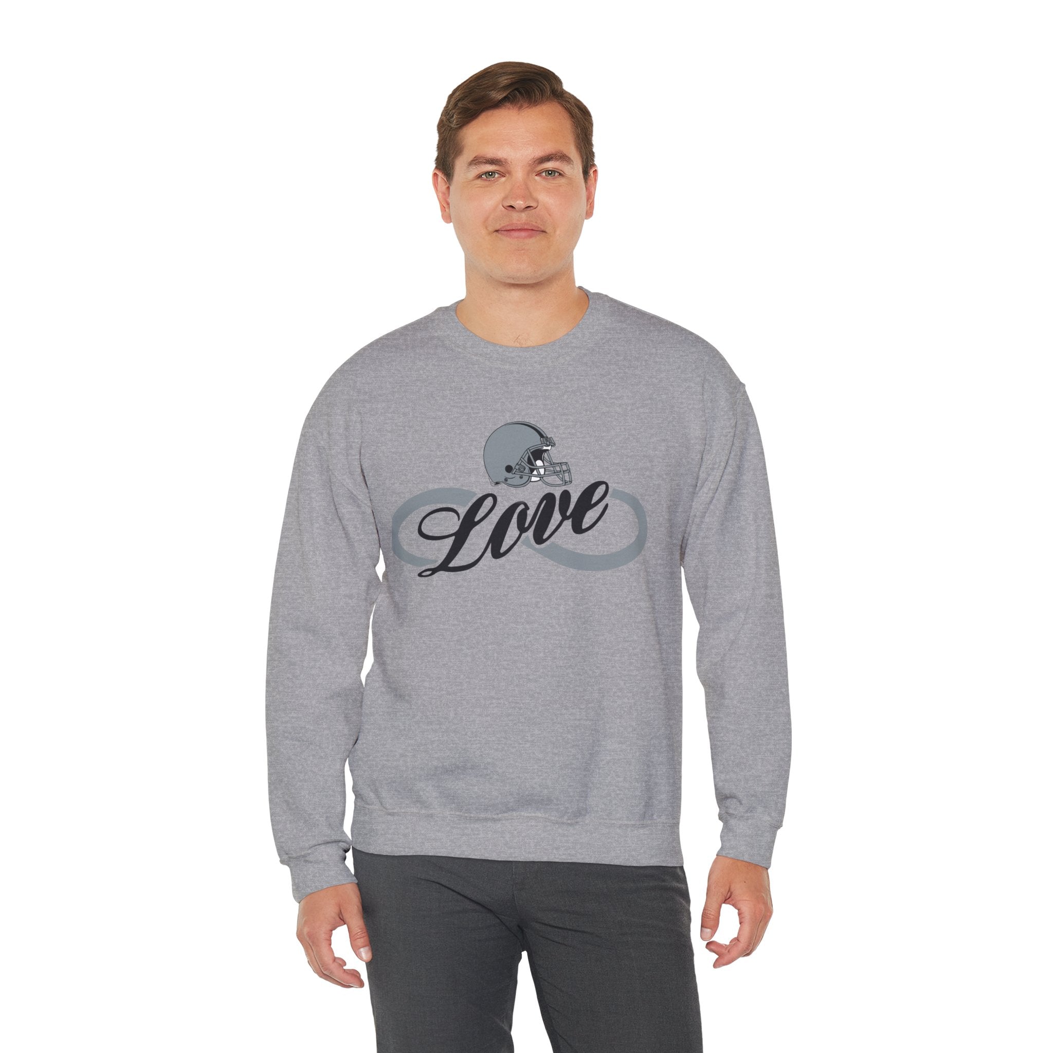 Love for Raiders Football Fan Sweatshirt, Unisex Sweatshirt, Football Fan Sweatshirt, Casual Sweatshirt, Summer Fit Sweatshirt