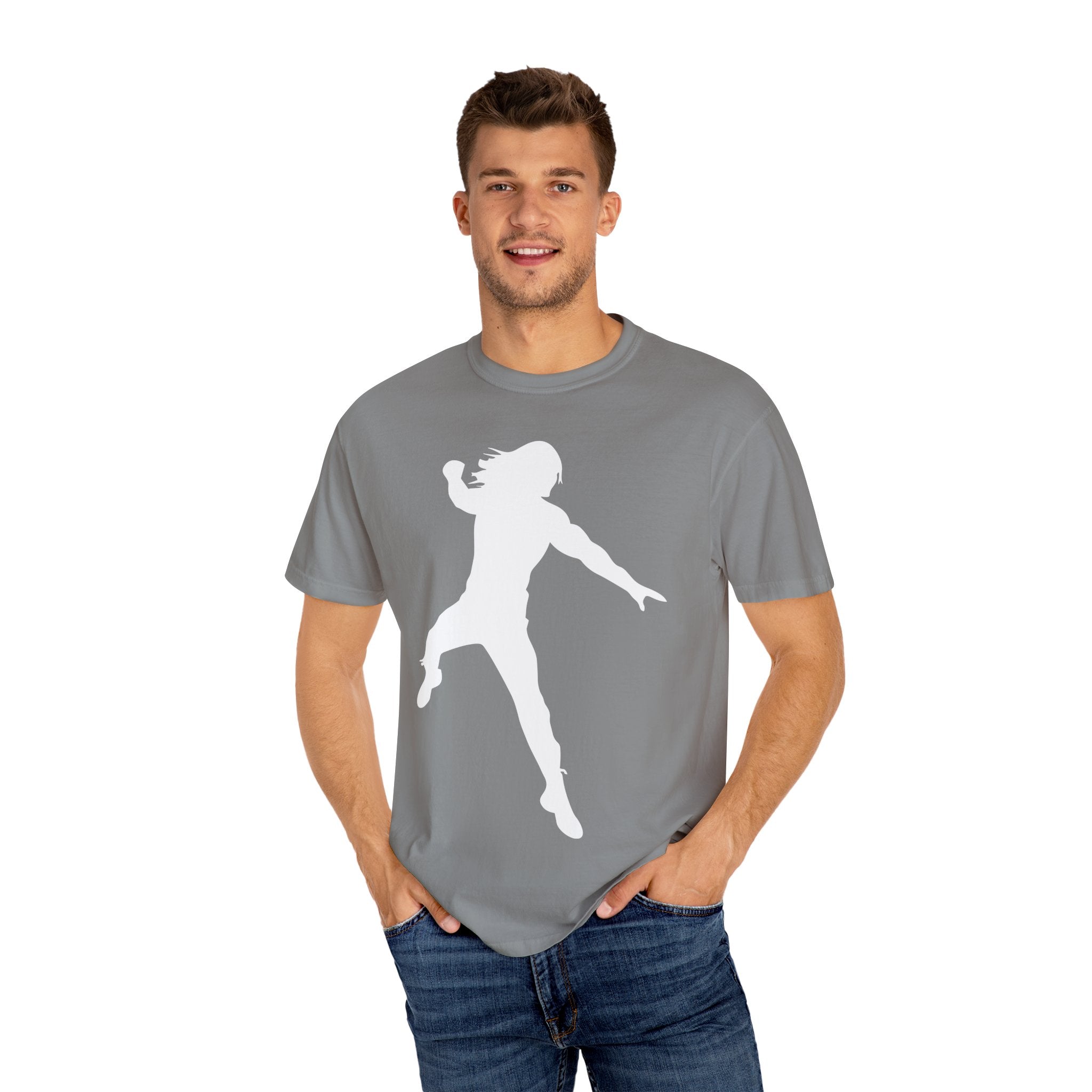 Jump Roman Reigns White Fan Shirt, Sports Fan T-shirt, Unisex Shirt, Gift for Her-Him, Casual Outwear Shirt, Graphic Shirt