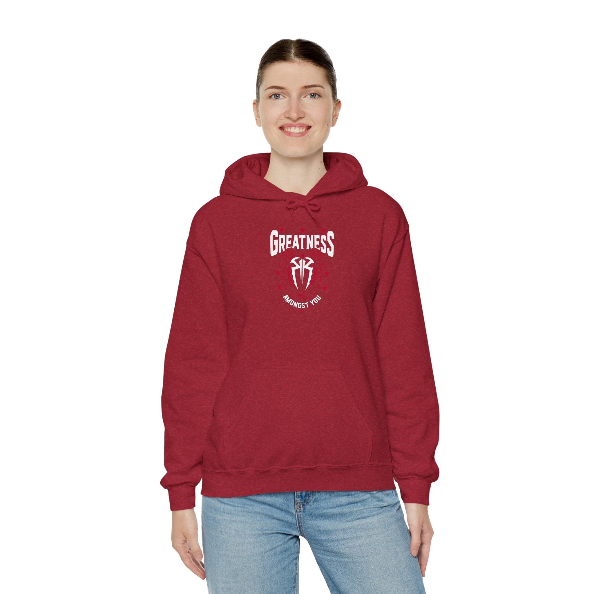 Greatness Amongst You, Royal Reigns Hoodies, Pro Wrestling Apparel, Heavy Blend Hoodie, Sports Fan Gift, Graphic Pullover