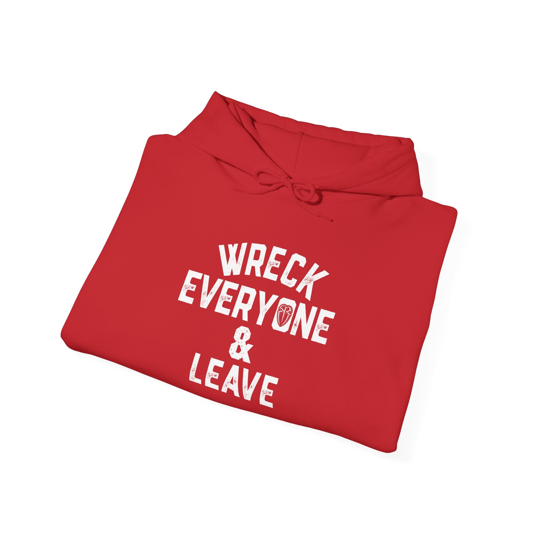 Wreck Everyone and Leave Royal Reigns Hoodies, Pro Wrestling Apparel, Heavy Blend Hoodie, Sports Fan Gift, Graphic Pullover