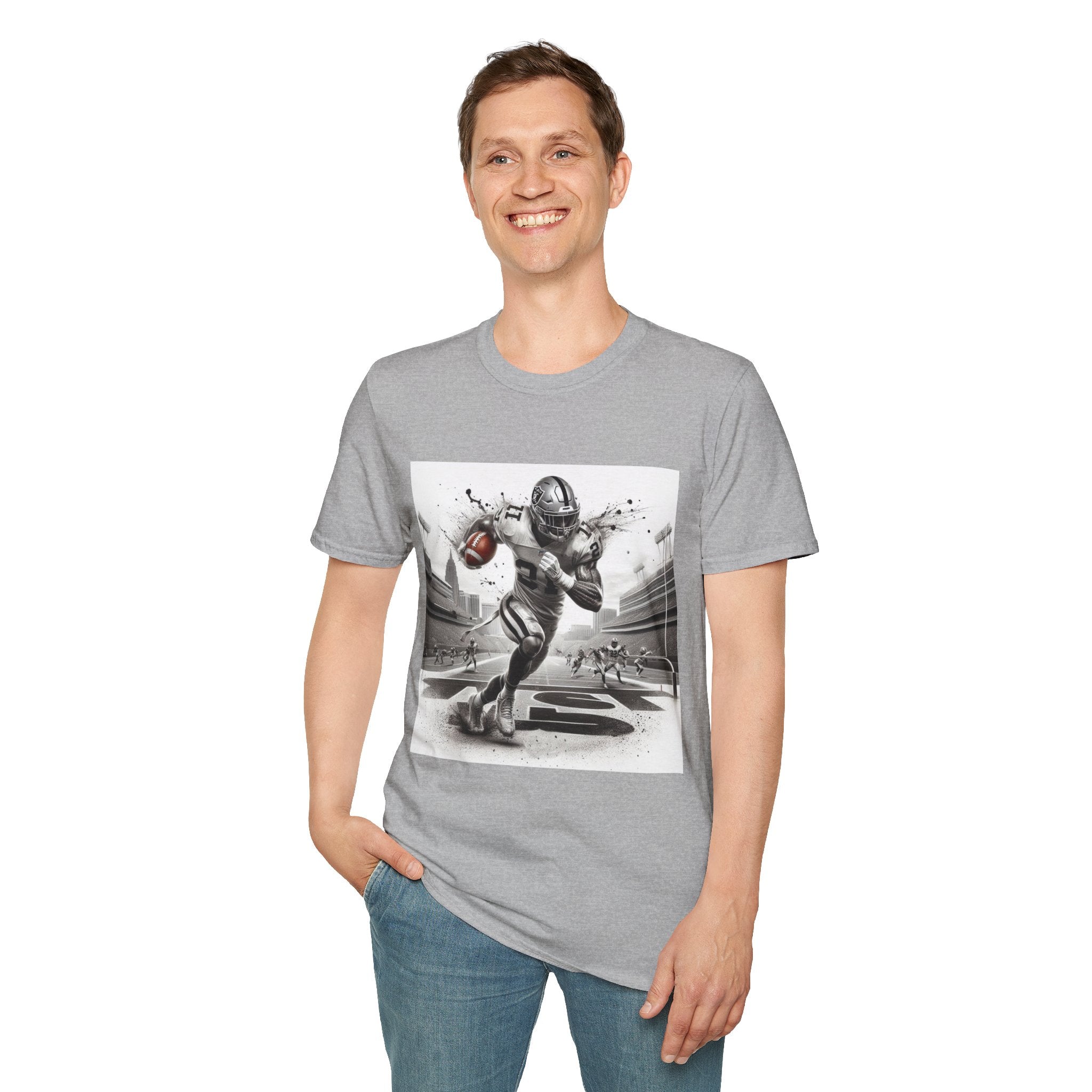 Silver Storm Raiders Shirt , Raiders Fan Football Shirt, Unisex Shirt, Football Fan Tee, Trendy Shirt, Casual Summer Shirt
