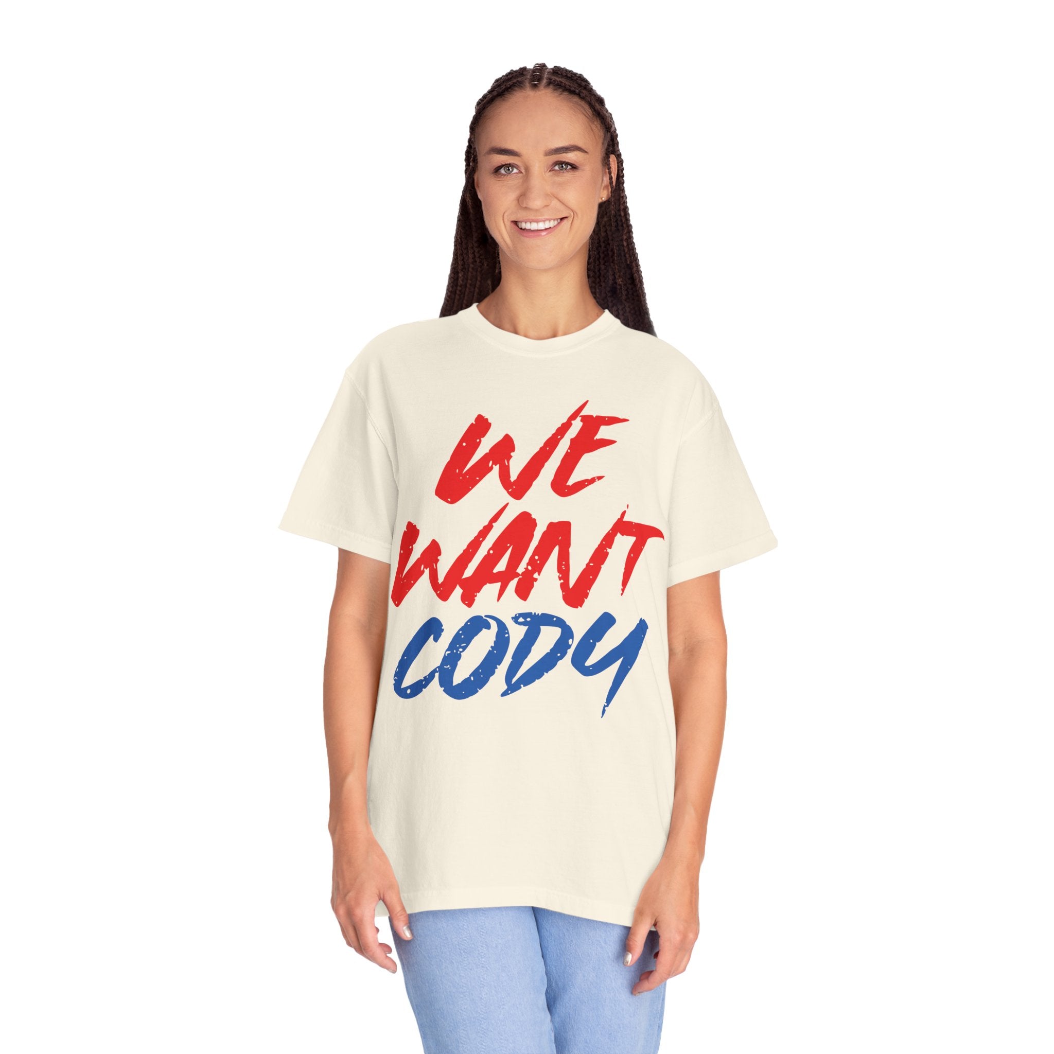 We Want Cody Graphic Design Cody Rhodes Fan Shirt, Sports Fan T-shirt, Unisex Shirt, Gift for Her-Him, Casual Outwear Shirt