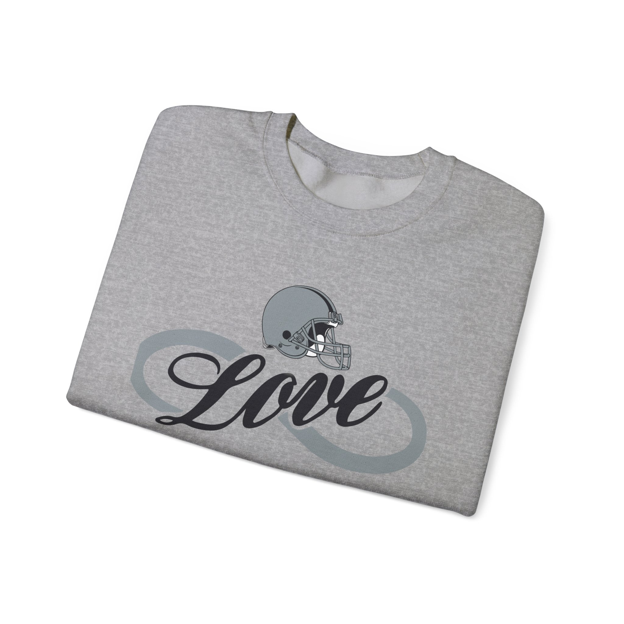 Love for Raiders Football Fan Sweatshirt, Unisex Sweatshirt, Football Fan Sweatshirt, Casual Sweatshirt, Summer Fit Sweatshirt