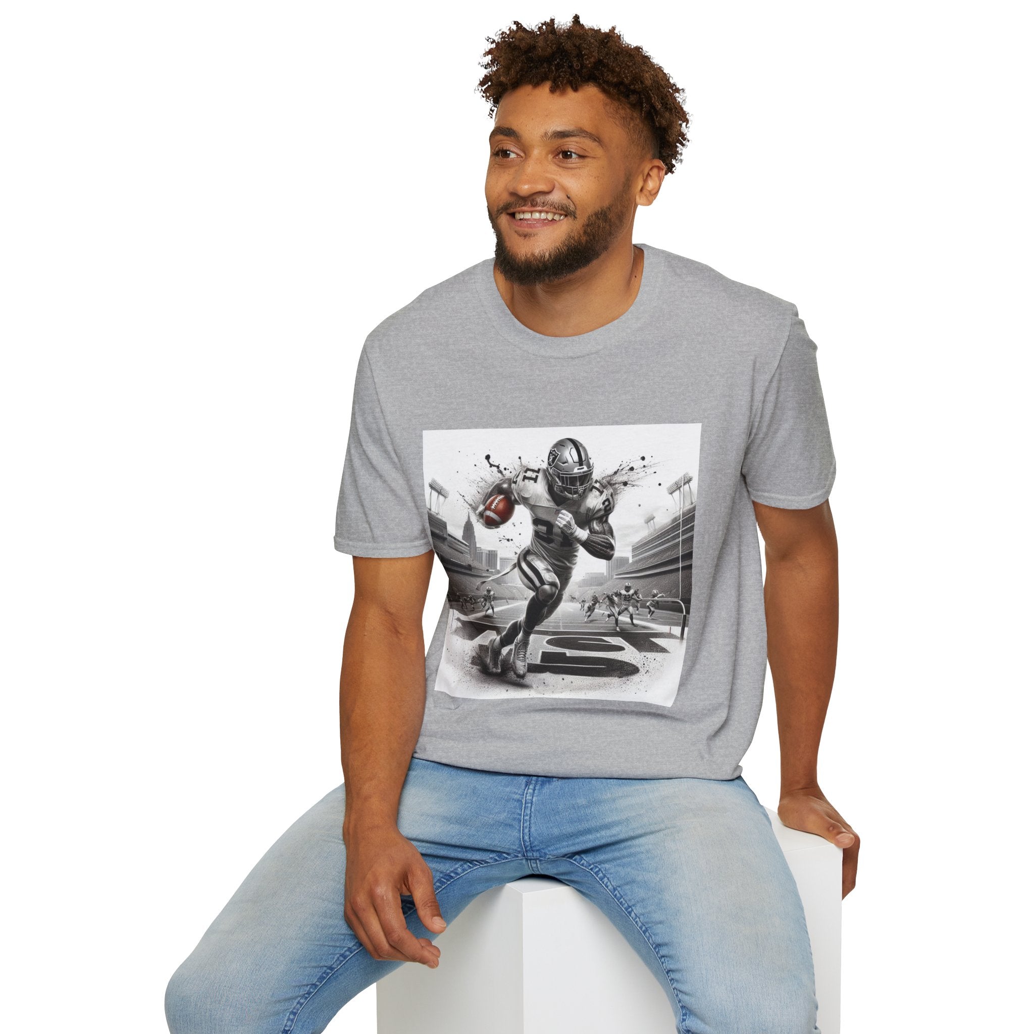 Silver Storm Raiders Shirt , Raiders Fan Football Shirt, Unisex Shirt, Football Fan Tee, Trendy Shirt, Casual Summer Shirt