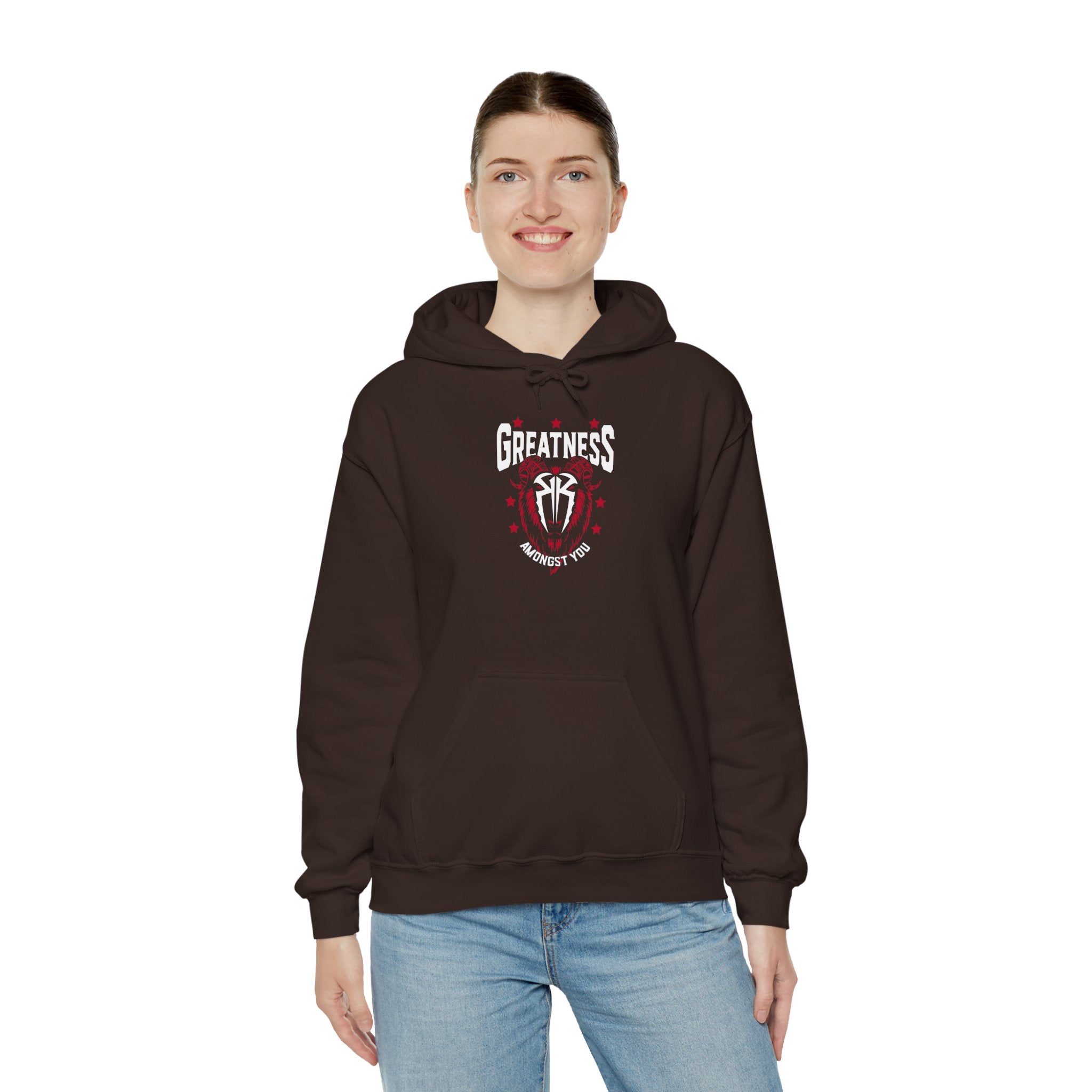 Greatness Amongst You, Royal Reigns Hoodies, Pro Wrestling Apparel, Heavy Blend Hoodie, Sports Fan Gift, Graphic Pullover