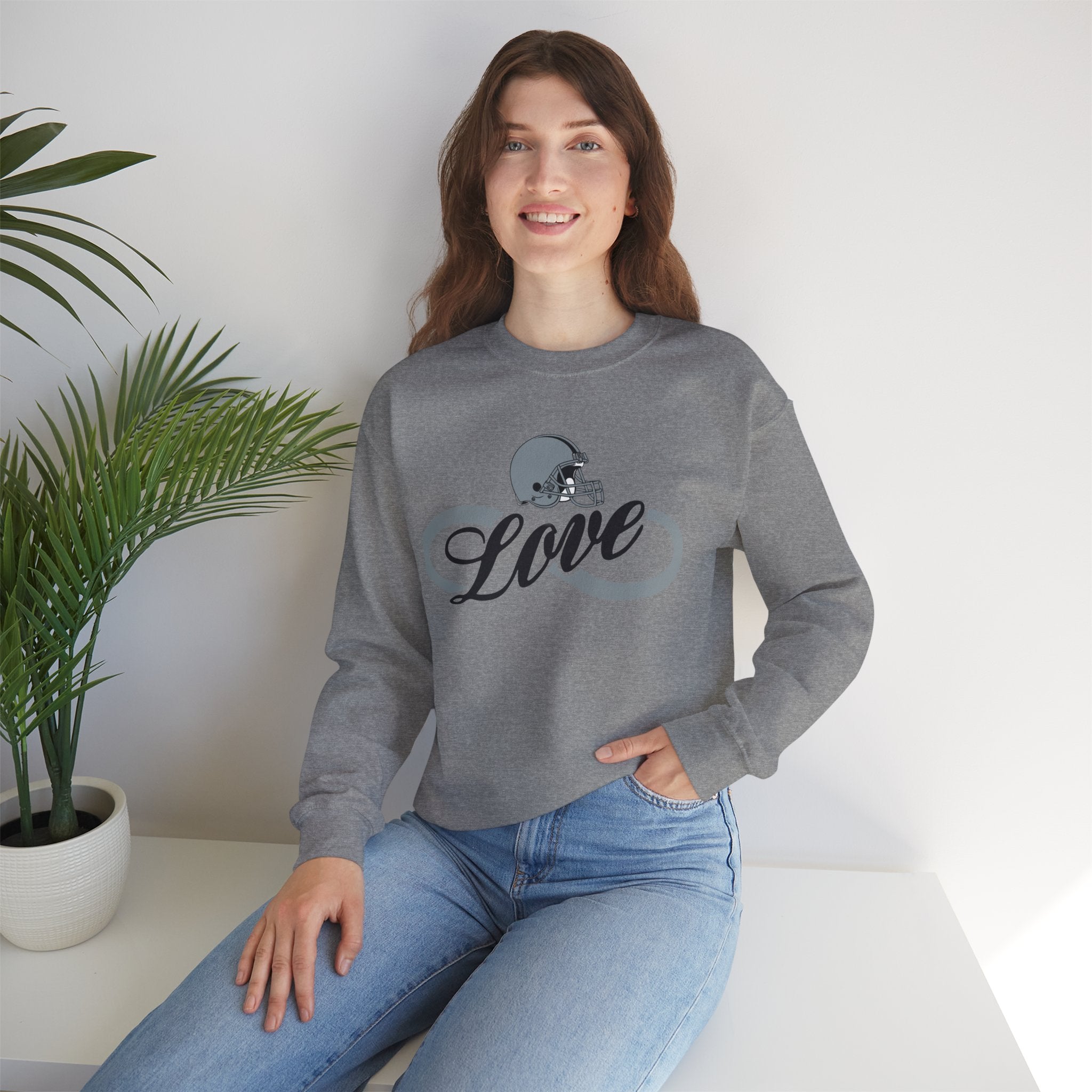 Love for Raiders Football Fan Sweatshirt, Unisex Sweatshirt, Football Fan Sweatshirt, Casual Sweatshirt, Summer Fit Sweatshirt