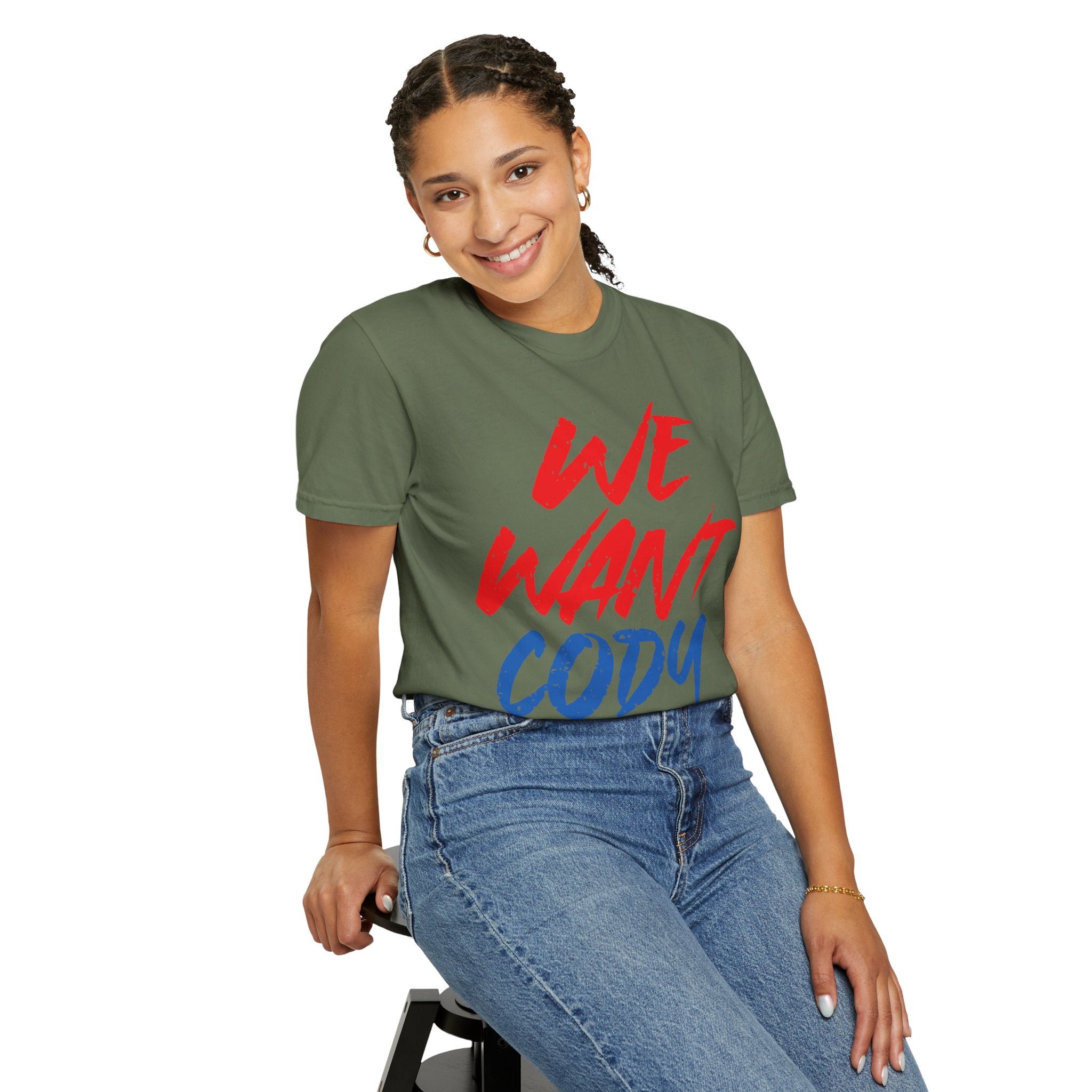 We Want Cody Graphic Design Cody Rhodes Fan Shirt, Sports Fan T-shirt, Unisex Shirt, Gift for Her-Him, Casual Outwear Shirt