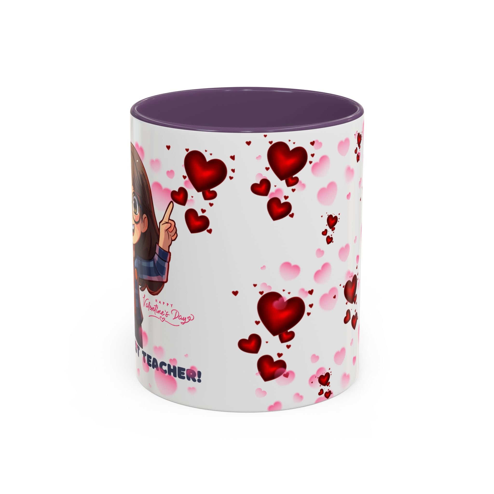 Teachers Gift Valentine's Design, Holiday Drinkware, Valentines, Christmas Birthday Gifts for Teachers, Coffee Mug for Teacher Valentines Day,