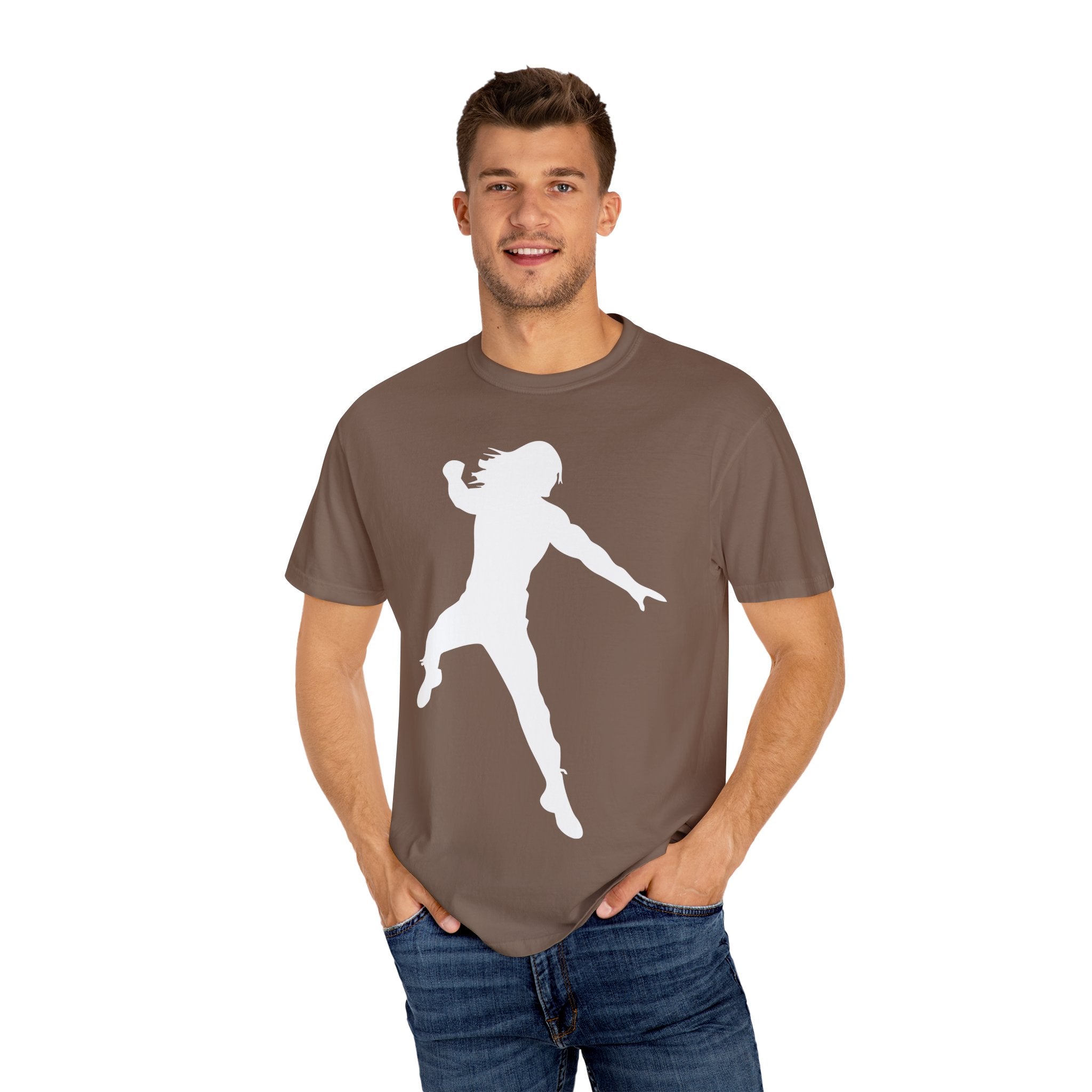 Jump Roman Reigns White Fan Shirt, Sports Fan T-shirt, Unisex Shirt, Gift for Her-Him, Casual Outwear Shirt, Graphic Shirt