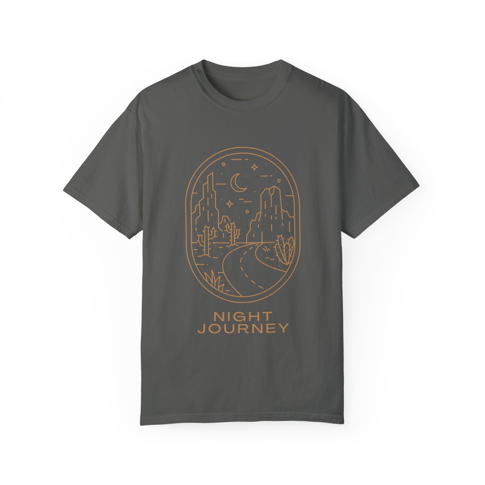 Night Journey, Graphic Design Unisex T-shirt, Casual Cotton Outwear, Gift for Him- Gift for Her, Stylish Tee, Cool Shirt, Trendy Apparel, Comfortable Top,