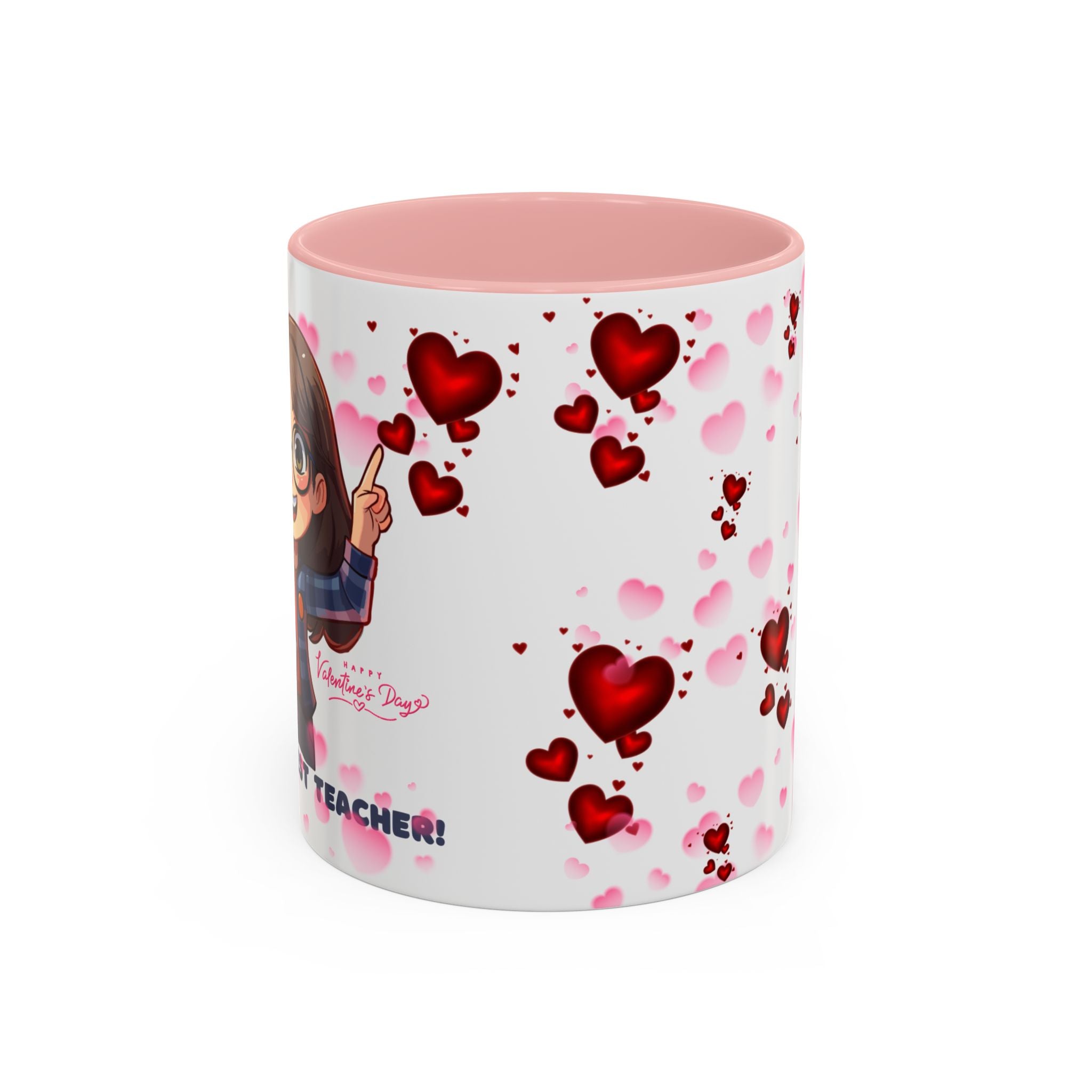 Teachers Gift Valentine's Design, Holiday Drinkware, Valentines, Christmas Birthday Gifts for Teachers, Coffee Mug for Teacher Valentines Day,