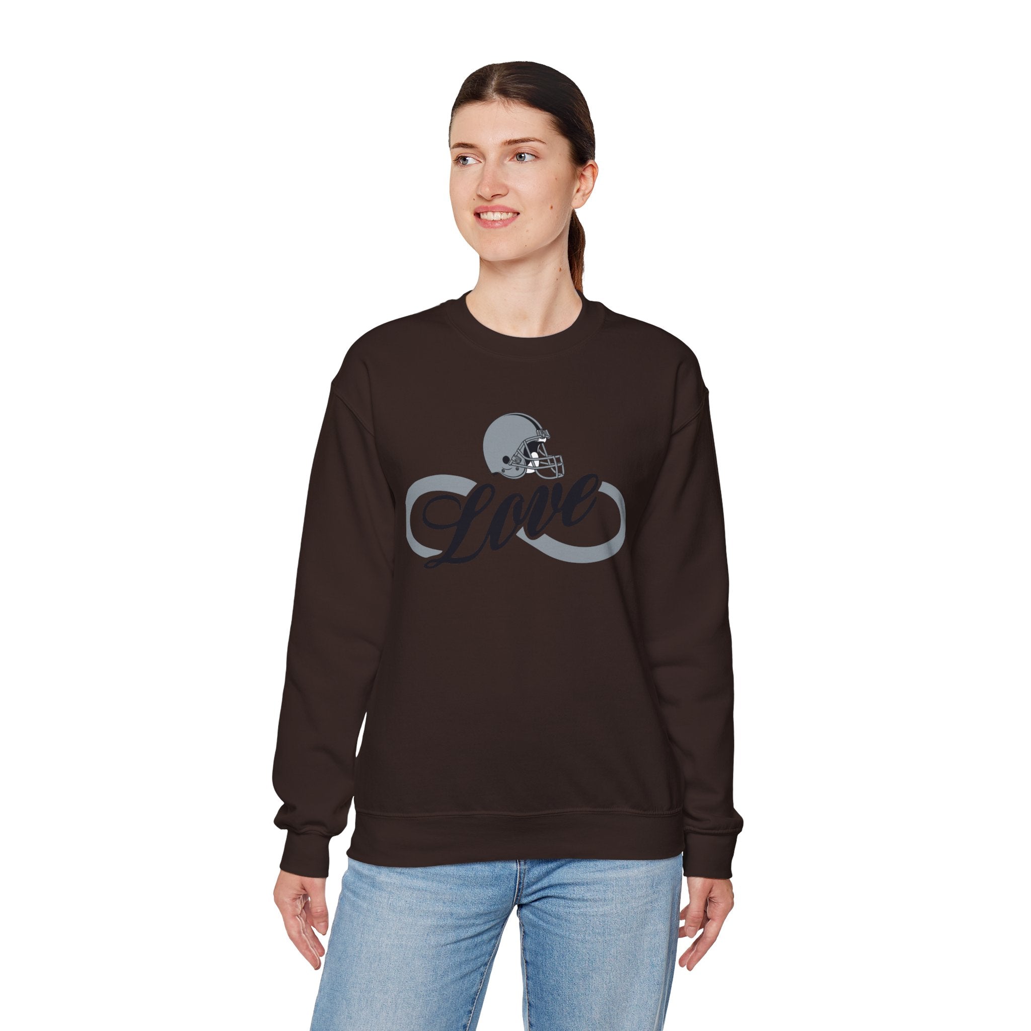 Love for Raiders Football Fan Sweatshirt, Unisex Sweatshirt, Football Fan Sweatshirt, Casual Sweatshirt, Summer Fit Sweatshirt