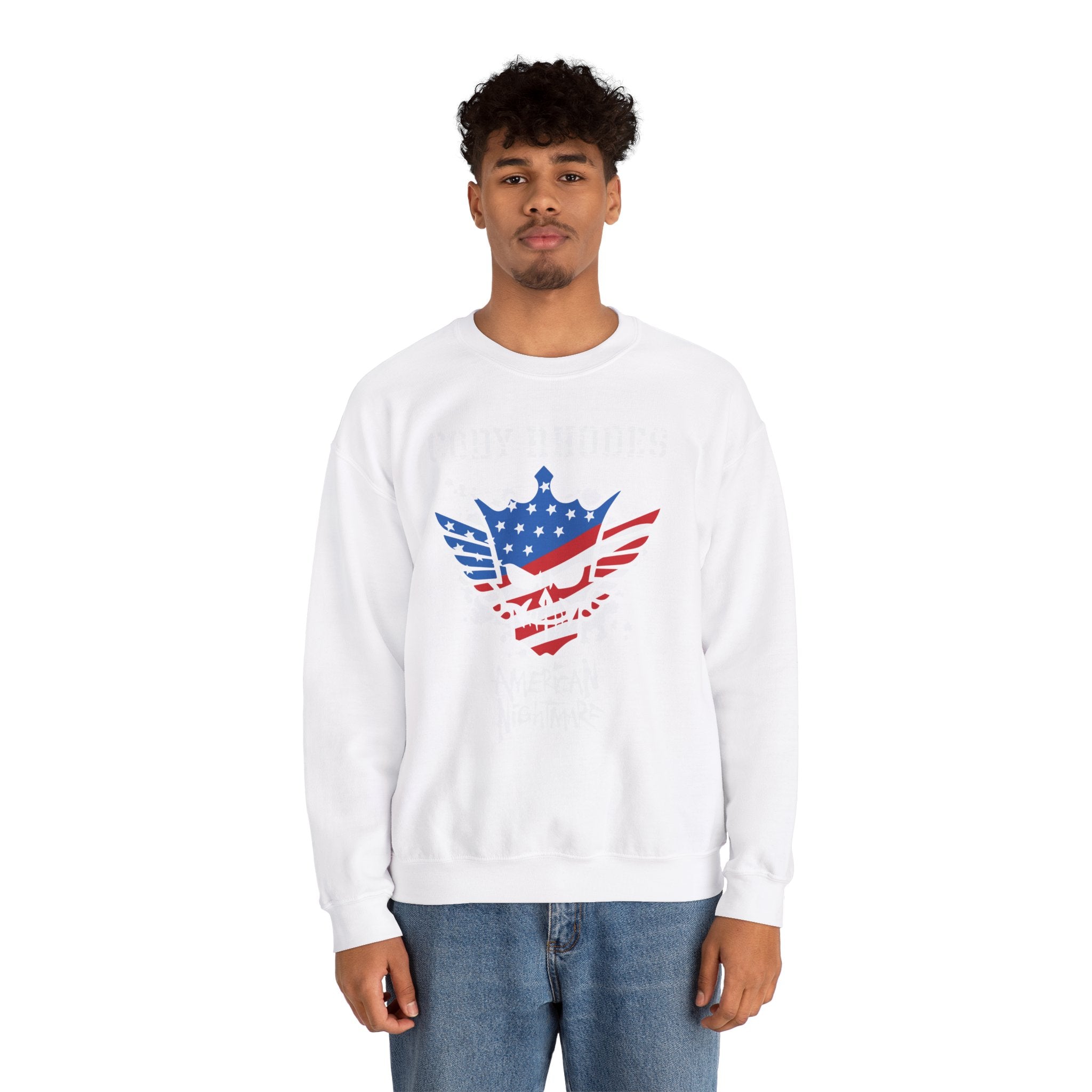 Cody Rhodes American Nightmare, Wrestling Fan Unisex Sweatshirt - Gift for Him or Her, Casual Outwear, Graphic Design, Heavy Blend Sweatshirt