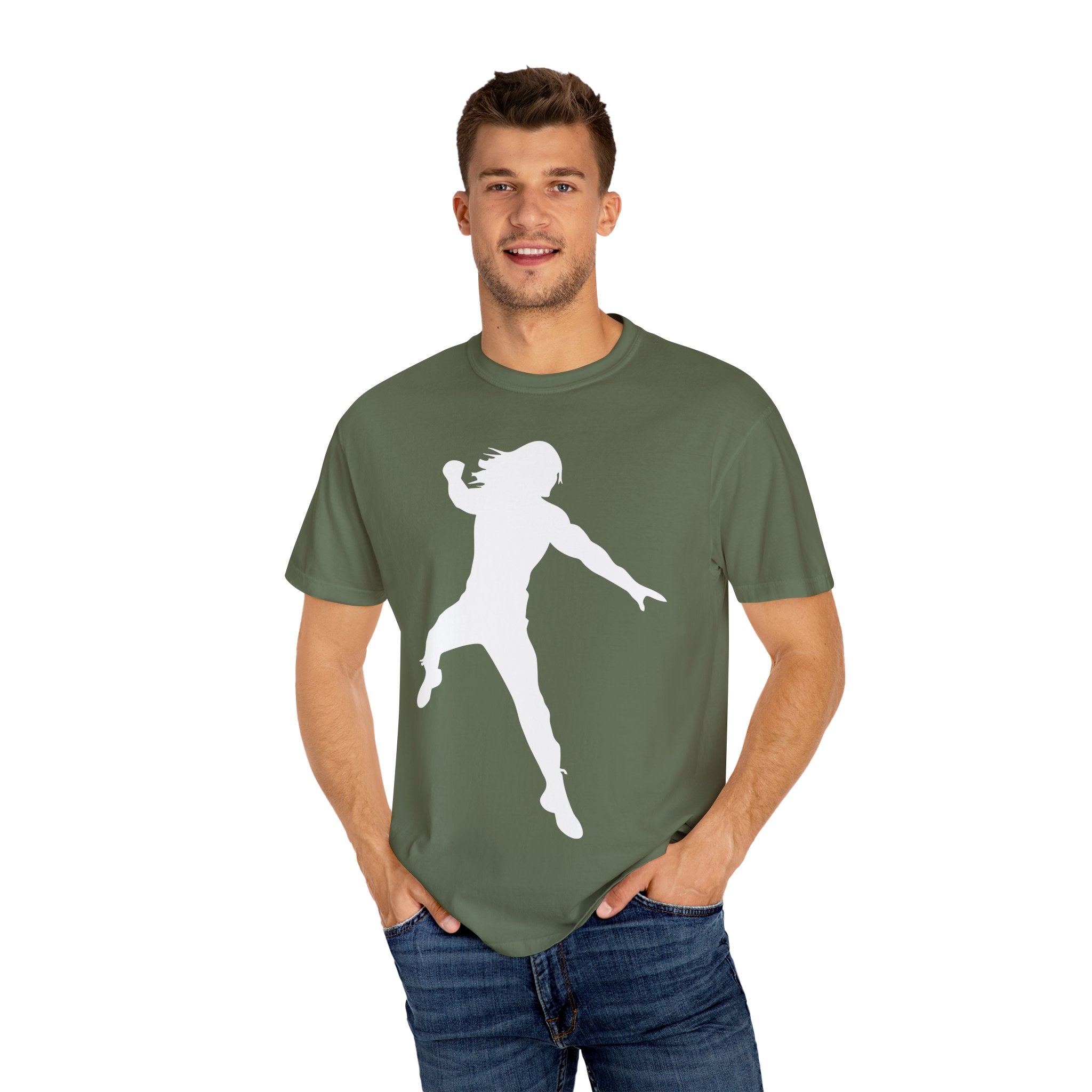 Jump Roman Reigns White Fan Shirt, Sports Fan T-shirt, Unisex Shirt, Gift for Her-Him, Casual Outwear Shirt, Graphic Shirt