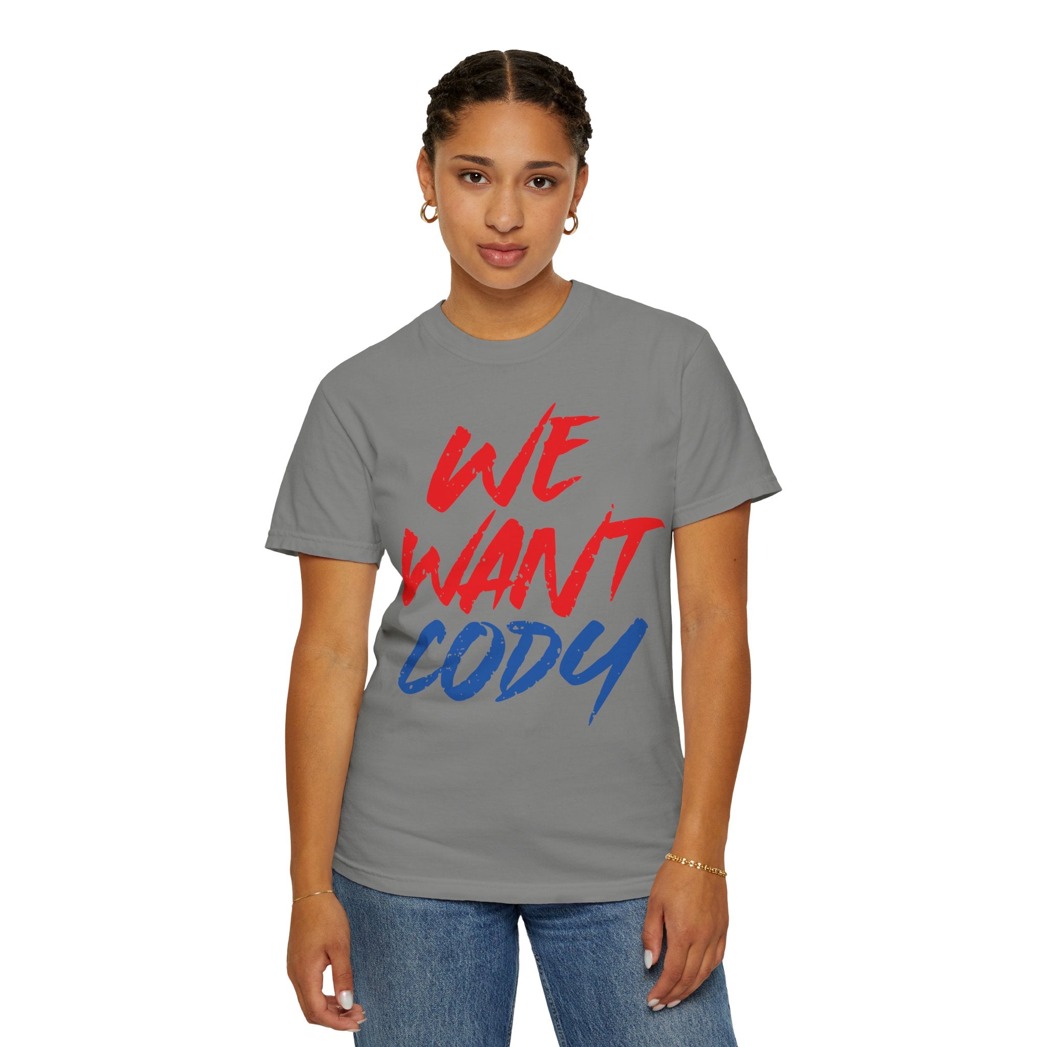 We Want Cody Graphic Design Cody Rhodes Fan Shirt, Sports Fan T-shirt, Unisex Shirt, Gift for Her-Him, Casual Outwear Shirt