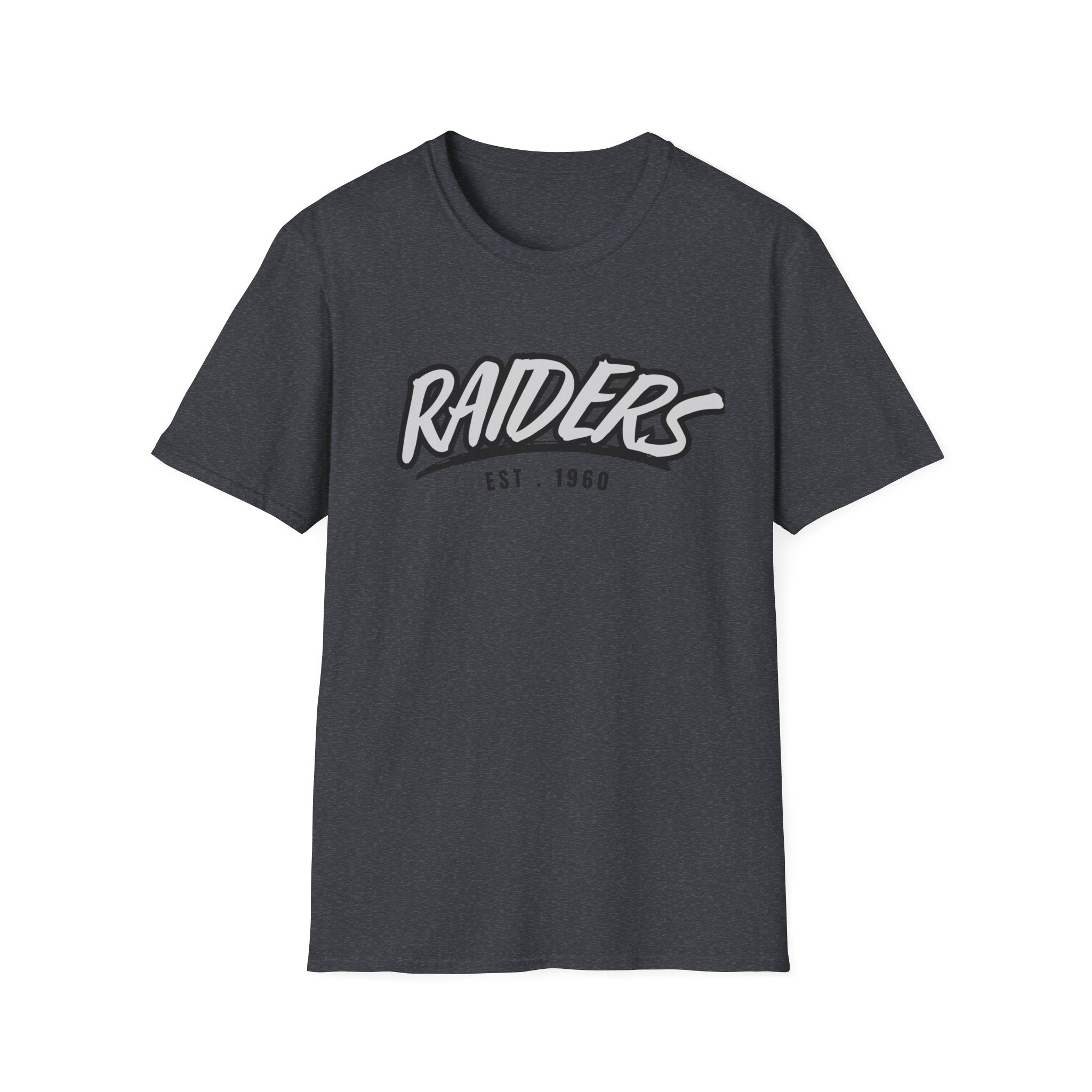 Football Shirt Unisex Softstyle T-Shirt, Football Fan Tee, Team Raiders Football Gift, Sports Fan Apparel, Game Day Shirt