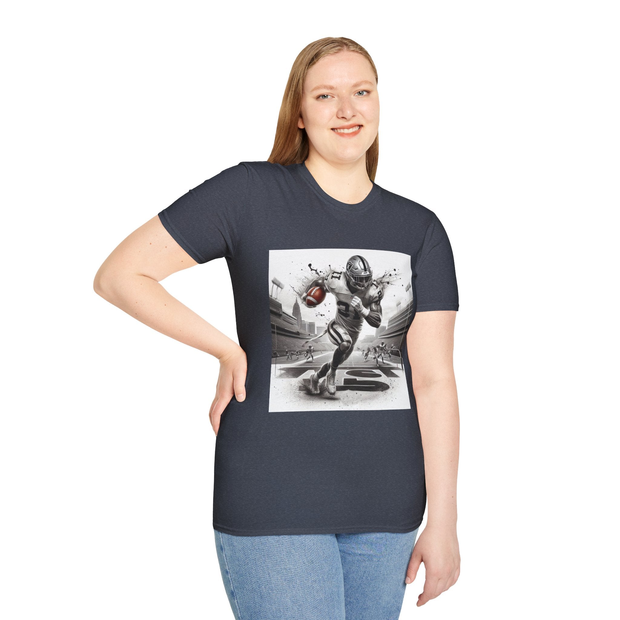 Silver Storm Raiders Shirt , Raiders Fan Football Shirt, Unisex Shirt, Football Fan Tee, Trendy Shirt, Casual Summer Shirt