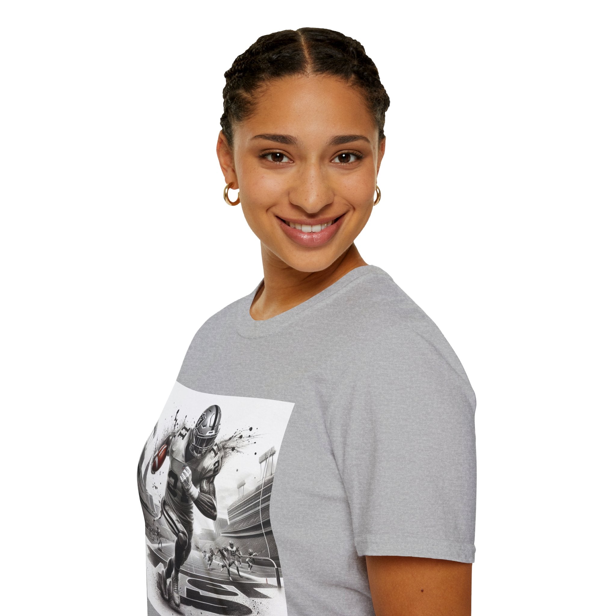 Silver Storm Raiders Shirt , Raiders Fan Football Shirt, Unisex Shirt, Football Fan Tee, Trendy Shirt, Casual Summer Shirt