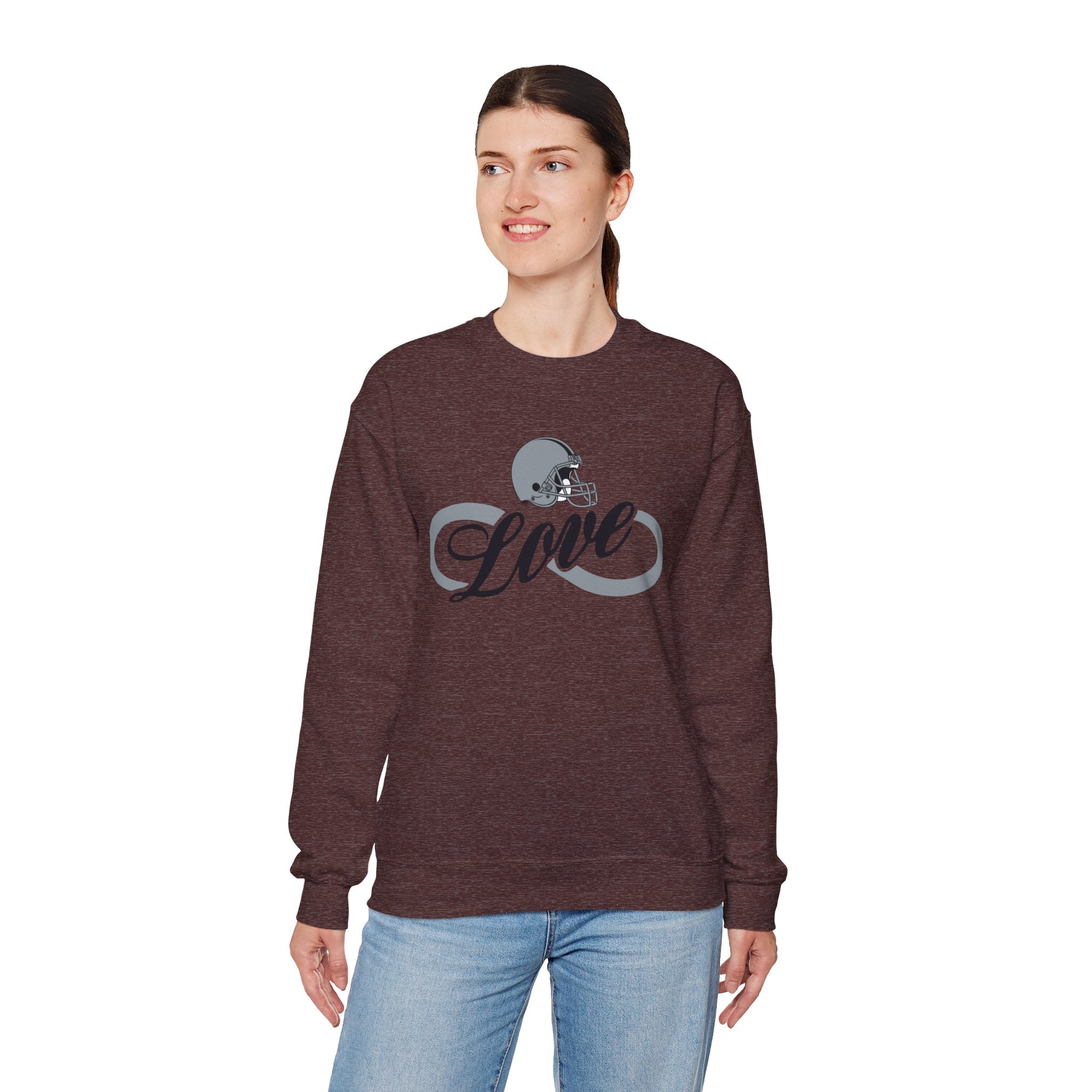 Love for Raiders Football Fan Sweatshirt, Unisex Sweatshirt, Football Fan Sweatshirt, Casual Sweatshirt, Summer Fit Sweatshirt