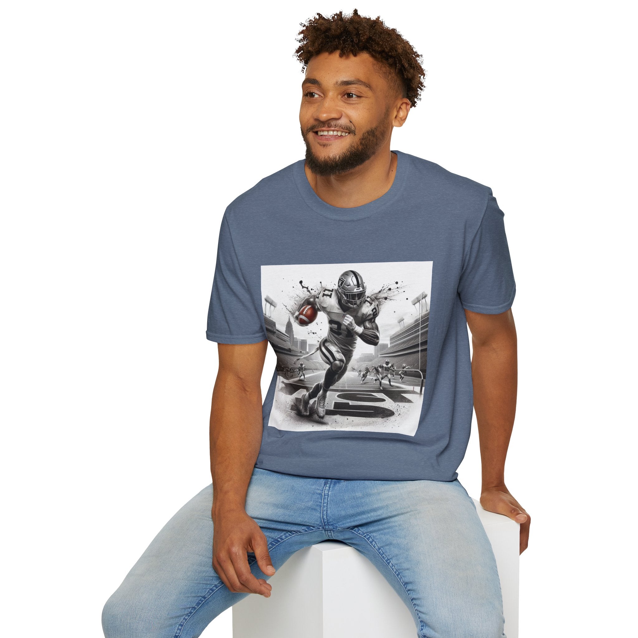 Silver Storm Raiders Shirt , Raiders Fan Football Shirt, Unisex Shirt, Football Fan Tee, Trendy Shirt, Casual Summer Shirt