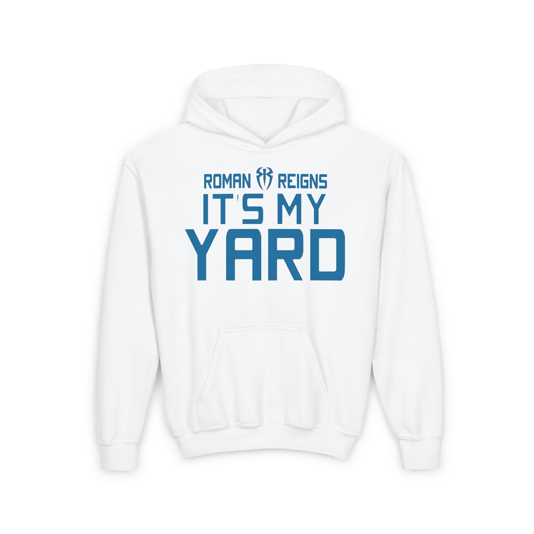 Roman Reigns "It's My Yard" Shirt Design, Sports Fan Kids Hoodies - Youth Heavy Blend Hooded Sweatshirt, Unisex, Gift for Her-Him, Casual Outwear