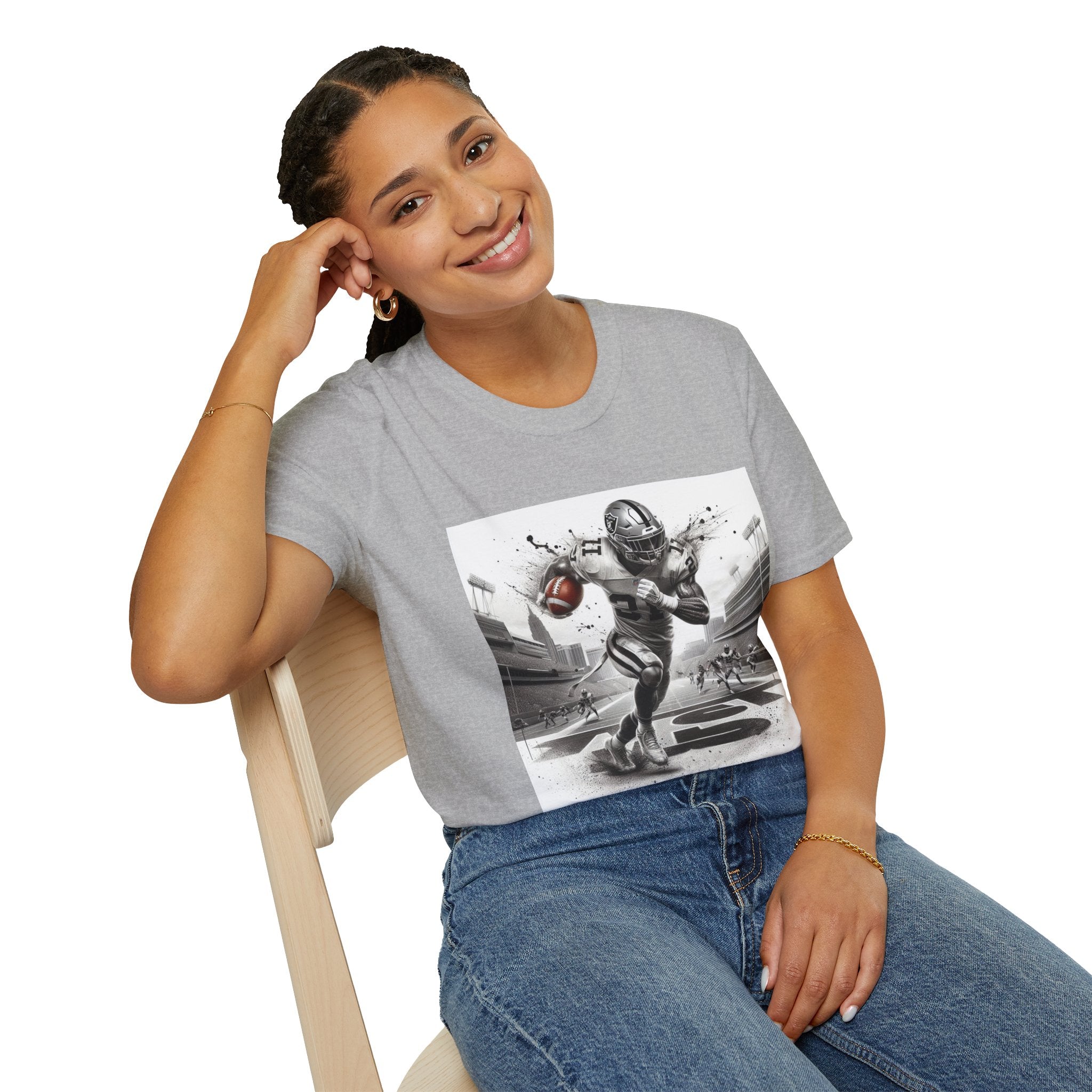 Silver Storm Raiders Shirt , Raiders Fan Football Shirt, Unisex Shirt, Football Fan Tee, Trendy Shirt, Casual Summer Shirt