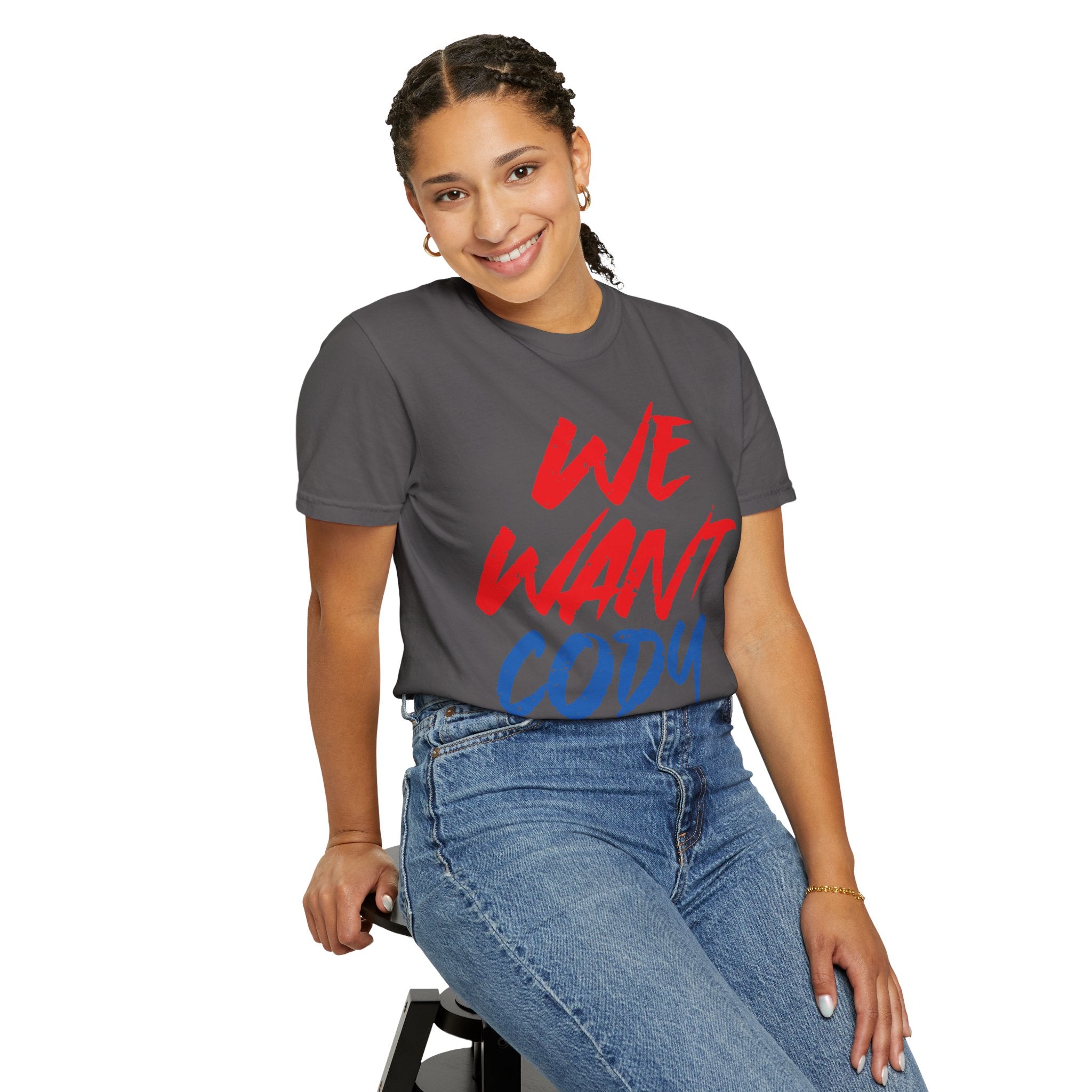 We Want Cody Graphic Design Cody Rhodes Fan Shirt, Sports Fan T-shirt, Unisex Shirt, Gift for Her-Him, Casual Outwear Shirt