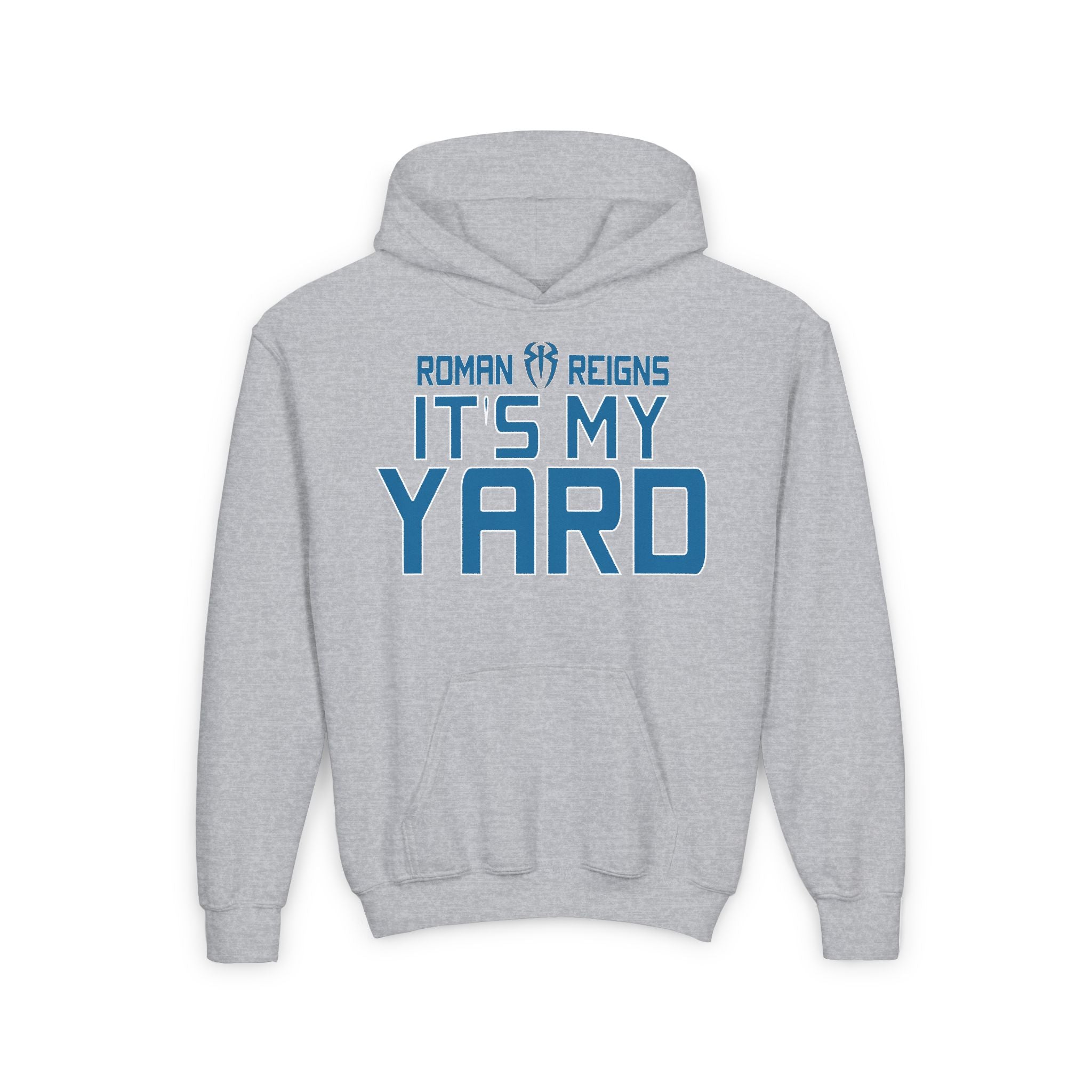 Roman Reigns "It's My Yard" Shirt Design, Sports Fan Kids Hoodies - Youth Heavy Blend Hooded Sweatshirt, Unisex, Gift for Her-Him, Casual Outwear
