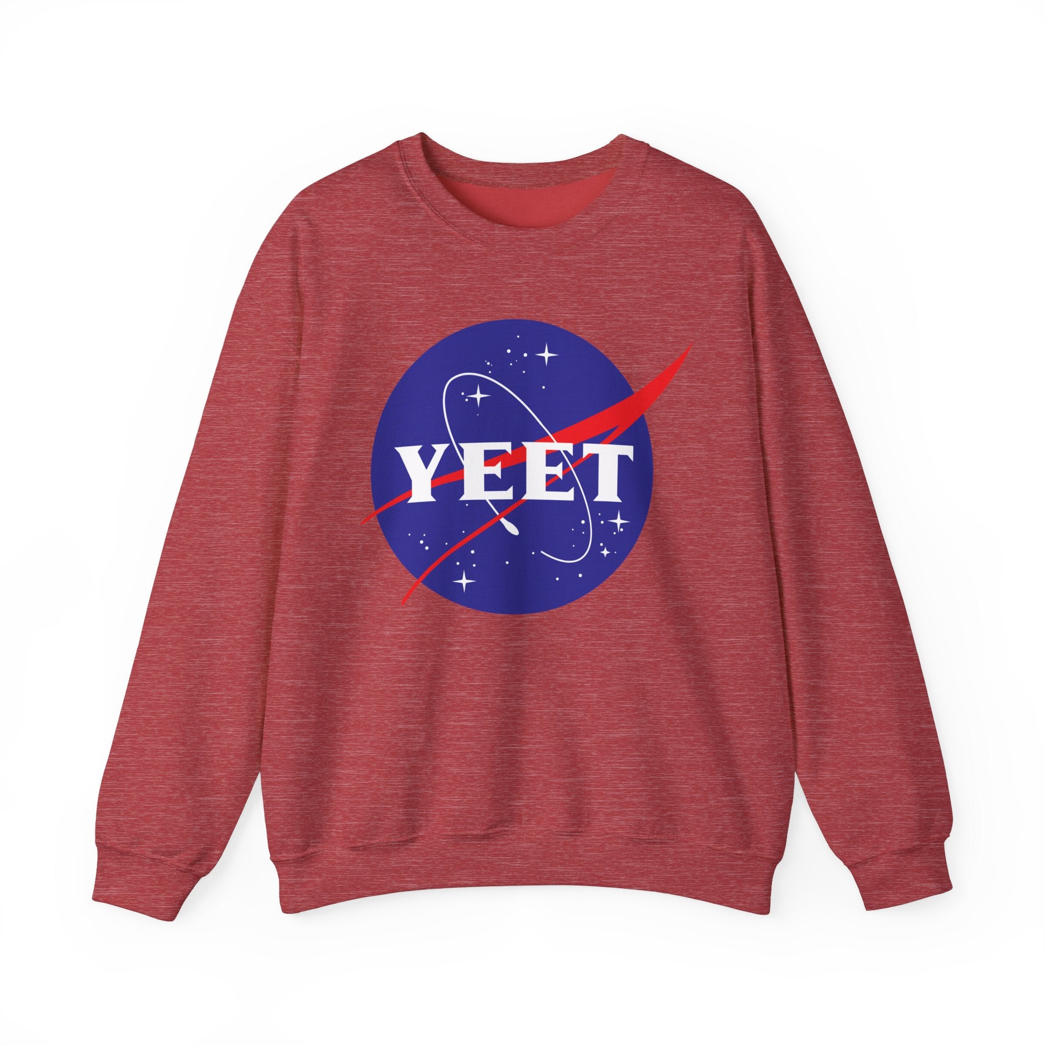 Yeet Nasa Sweatshirt Design, Sports Sweatshirt, Wrestling Fan Unisex Sweatshirt - Gift for Him or Her, Casual Outwear, Heavy Blend Crewneck Sweatshirt