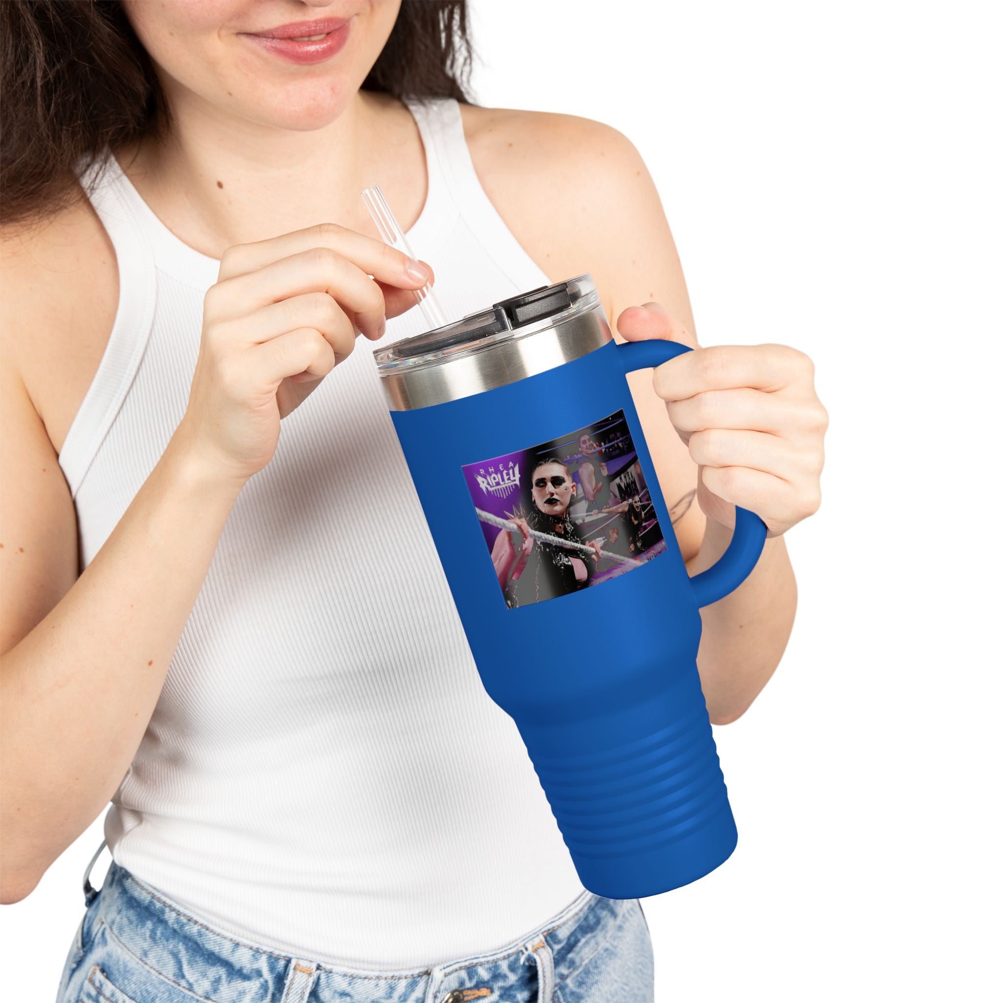 Best of Rhea Ripley, Insulated Travel Mug, Gift for Her Gift for Him - 40oz, Gift for Her, Gift for Him