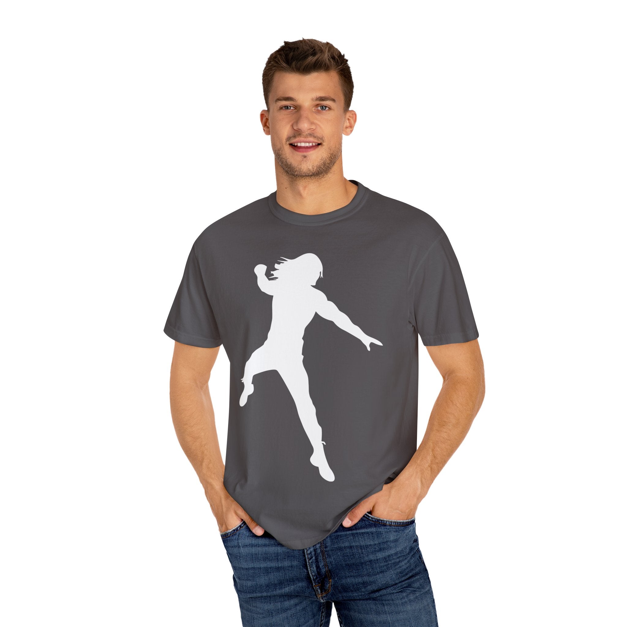 Jump Roman Reigns White Fan Shirt, Sports Fan T-shirt, Unisex Shirt, Gift for Her-Him, Casual Outwear Shirt, Graphic Shirt