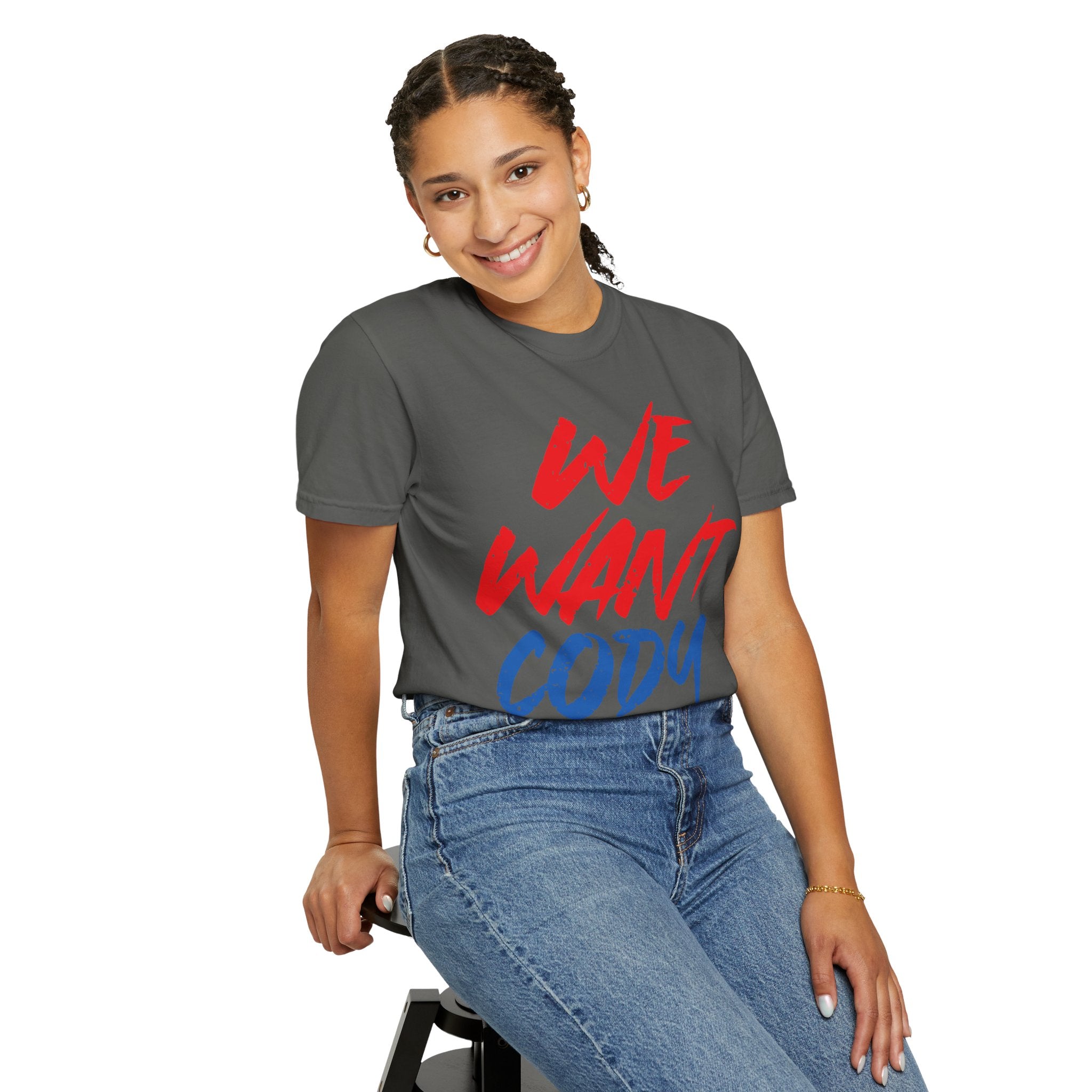 We Want Cody Graphic Design Cody Rhodes Fan Shirt, Sports Fan T-shirt, Unisex Shirt, Gift for Her-Him, Casual Outwear Shirt