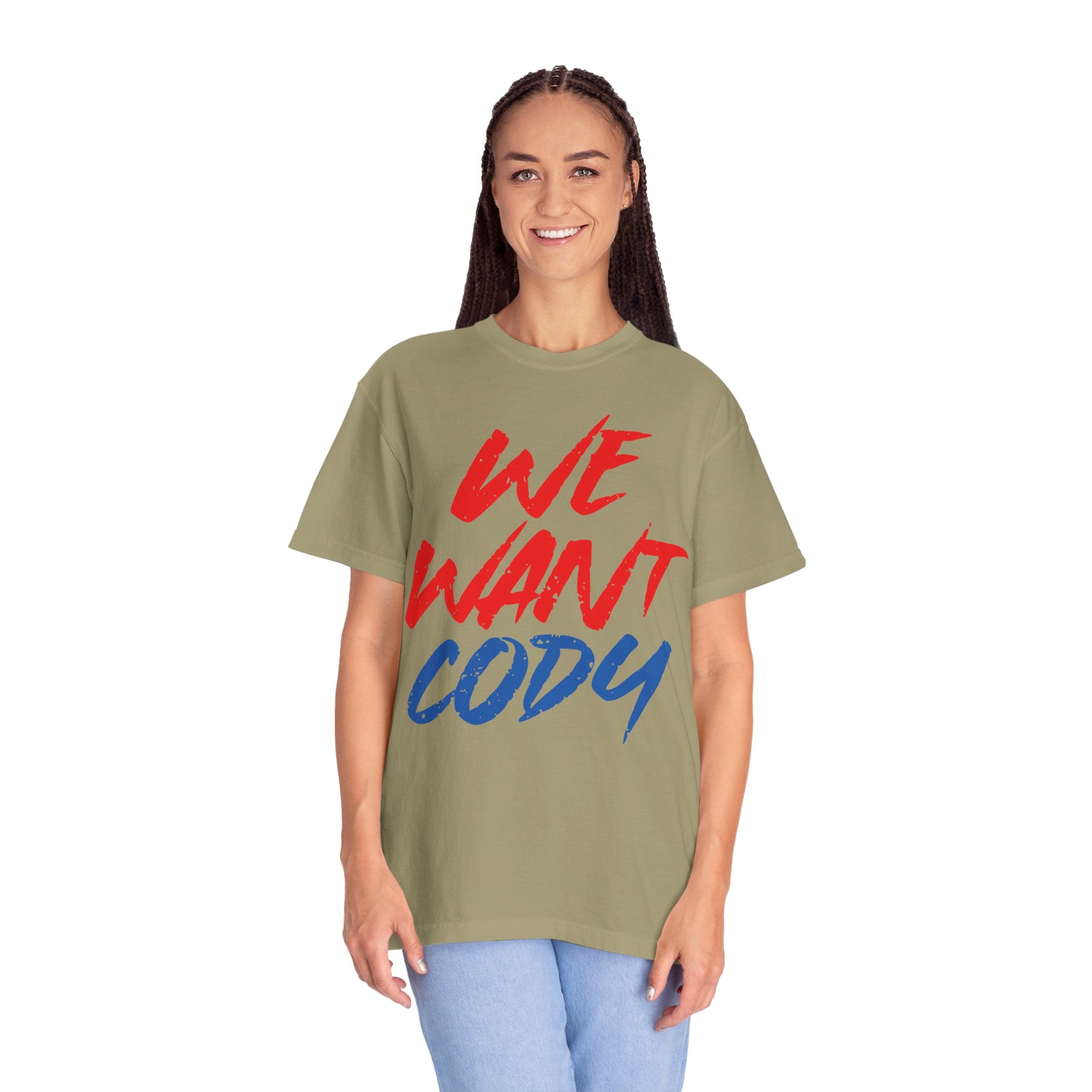 We Want Cody Graphic Design Cody Rhodes Fan Shirt, Sports Fan T-shirt, Unisex Shirt, Gift for Her-Him, Casual Outwear Shirt
