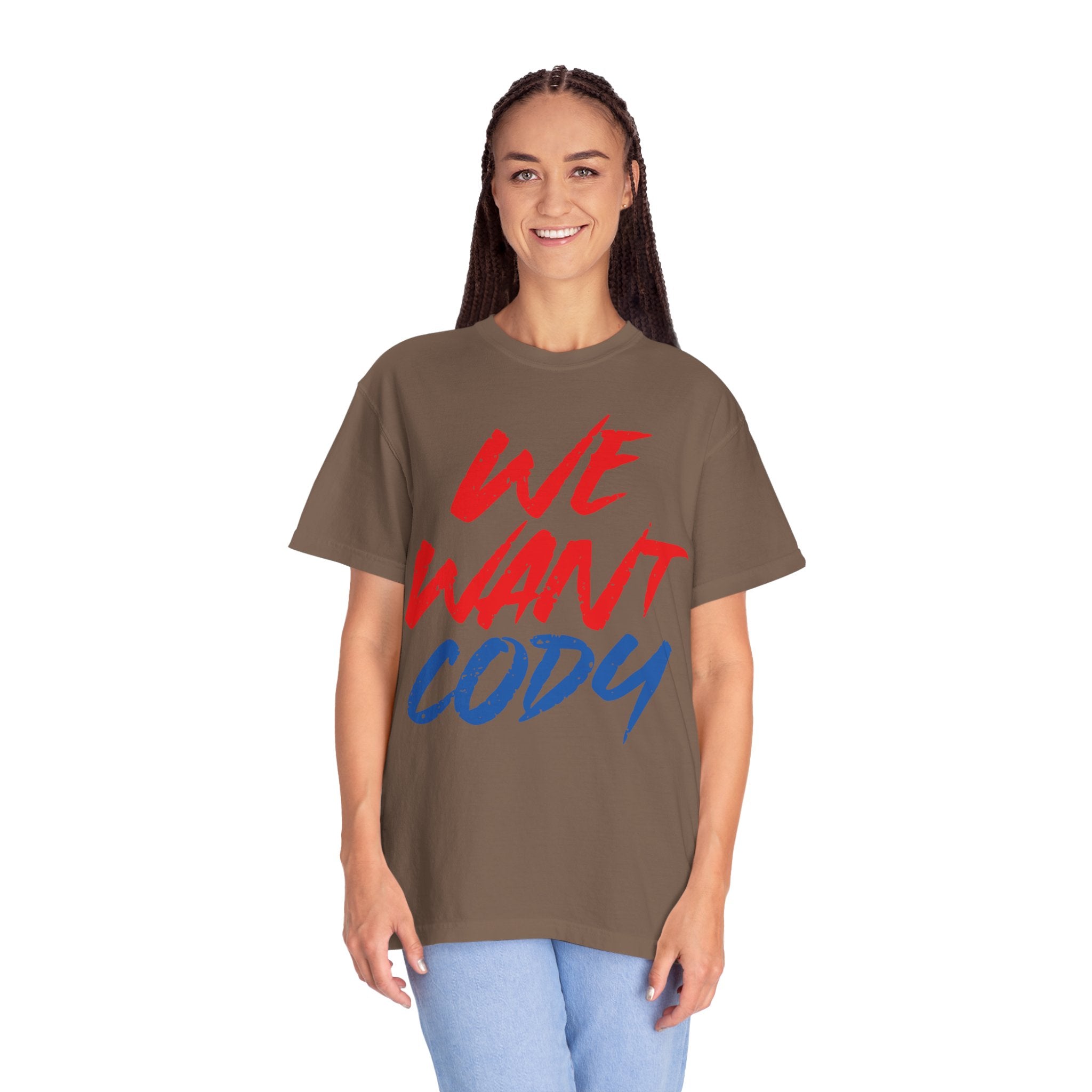 We Want Cody Graphic Design Cody Rhodes Fan Shirt, Sports Fan T-shirt, Unisex Shirt, Gift for Her-Him, Casual Outwear Shirt
