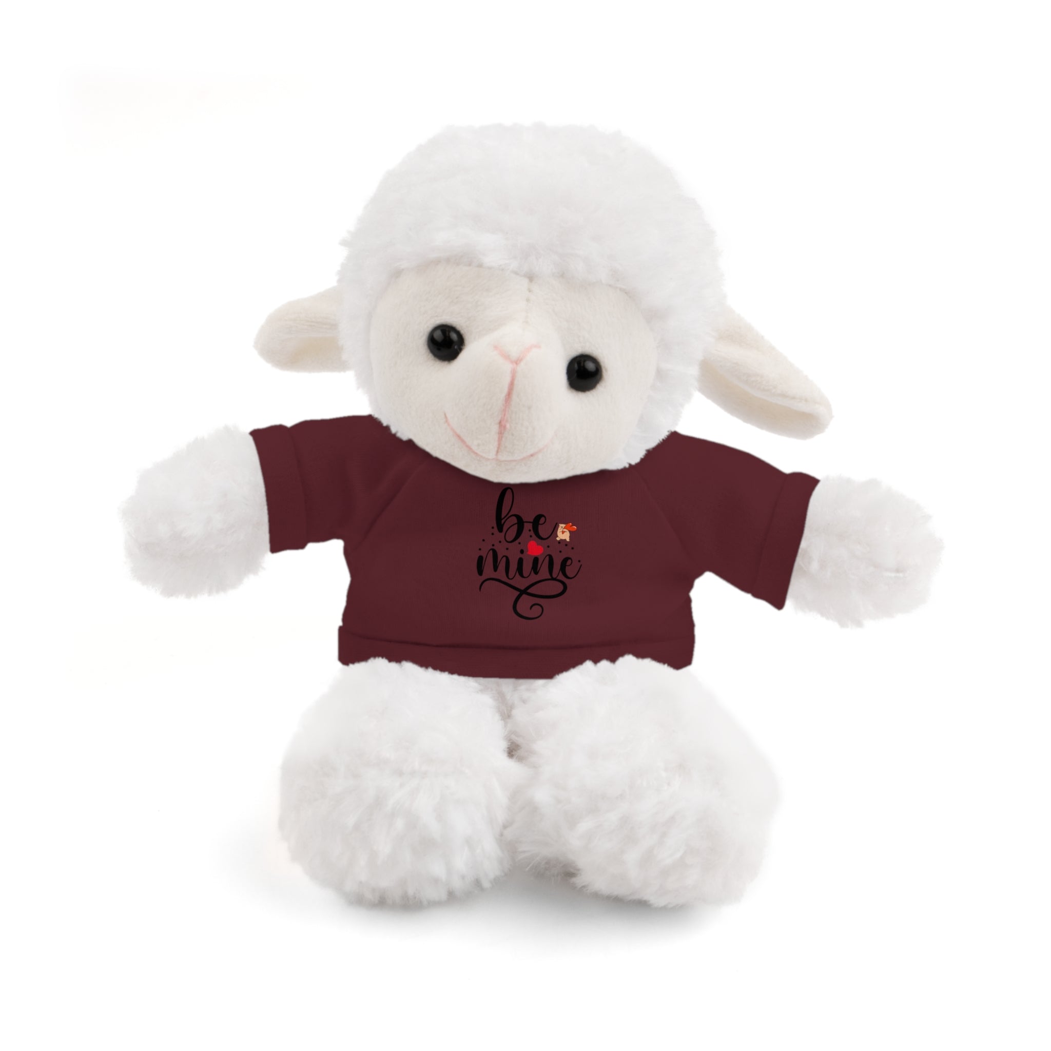 Lovely Panda Plushy, Be Mine, Stuffed Animals Shirt Printed, Suitable for Soft Valentine's Day Gift for Her, Him