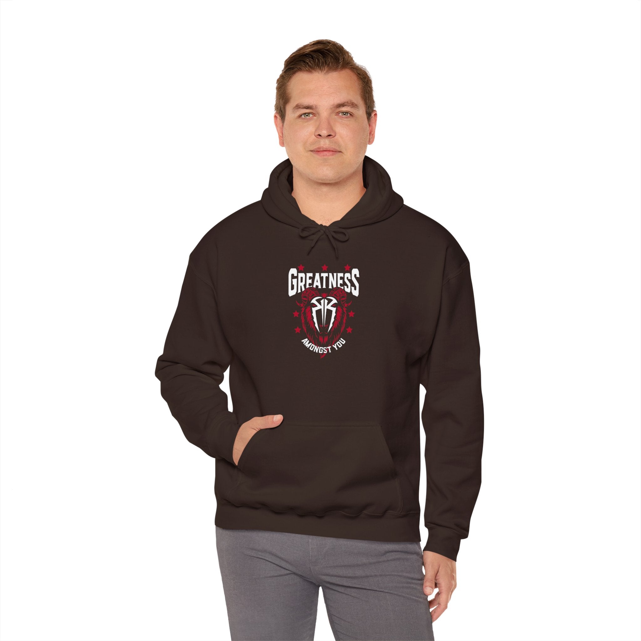 Greatness Amongst You, Royal Reigns Hoodies, Pro Wrestling Apparel, Heavy Blend Hoodie, Sports Fan Gift, Graphic Pullover