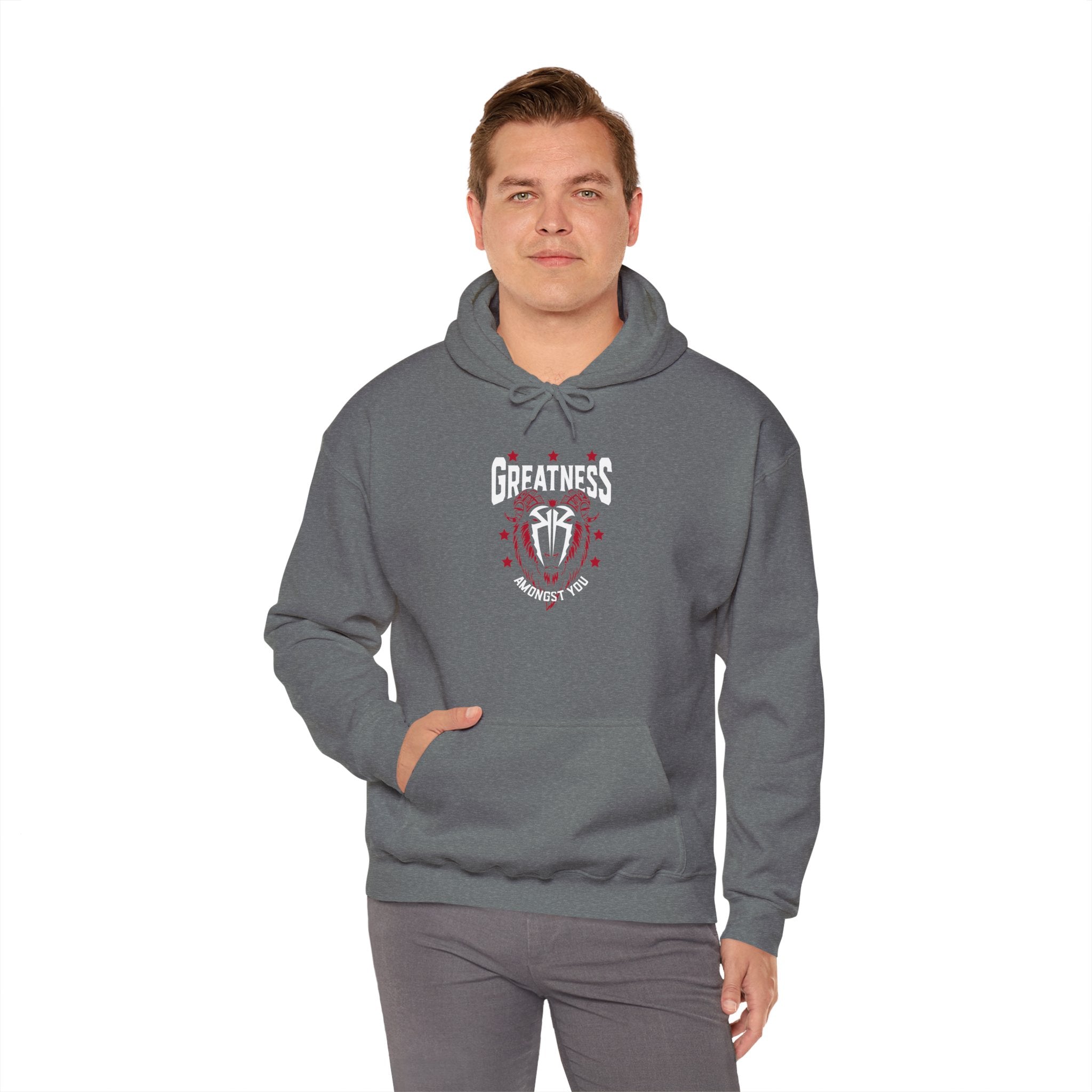 Greatness Amongst You, Royal Reigns Hoodies, Pro Wrestling Apparel, Heavy Blend Hoodie, Sports Fan Gift, Graphic Pullover
