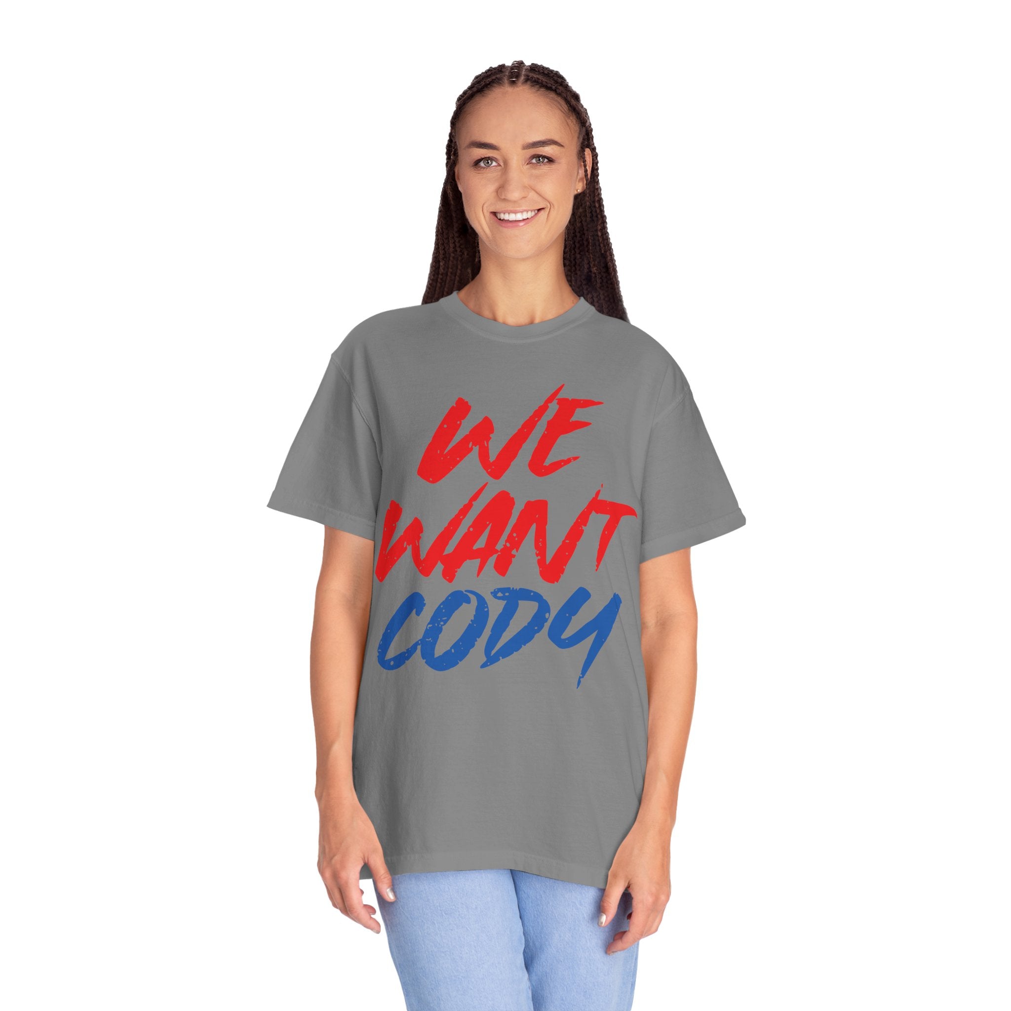 We Want Cody Graphic Design Cody Rhodes Fan Shirt, Sports Fan T-shirt, Unisex Shirt, Gift for Her-Him, Casual Outwear Shirt