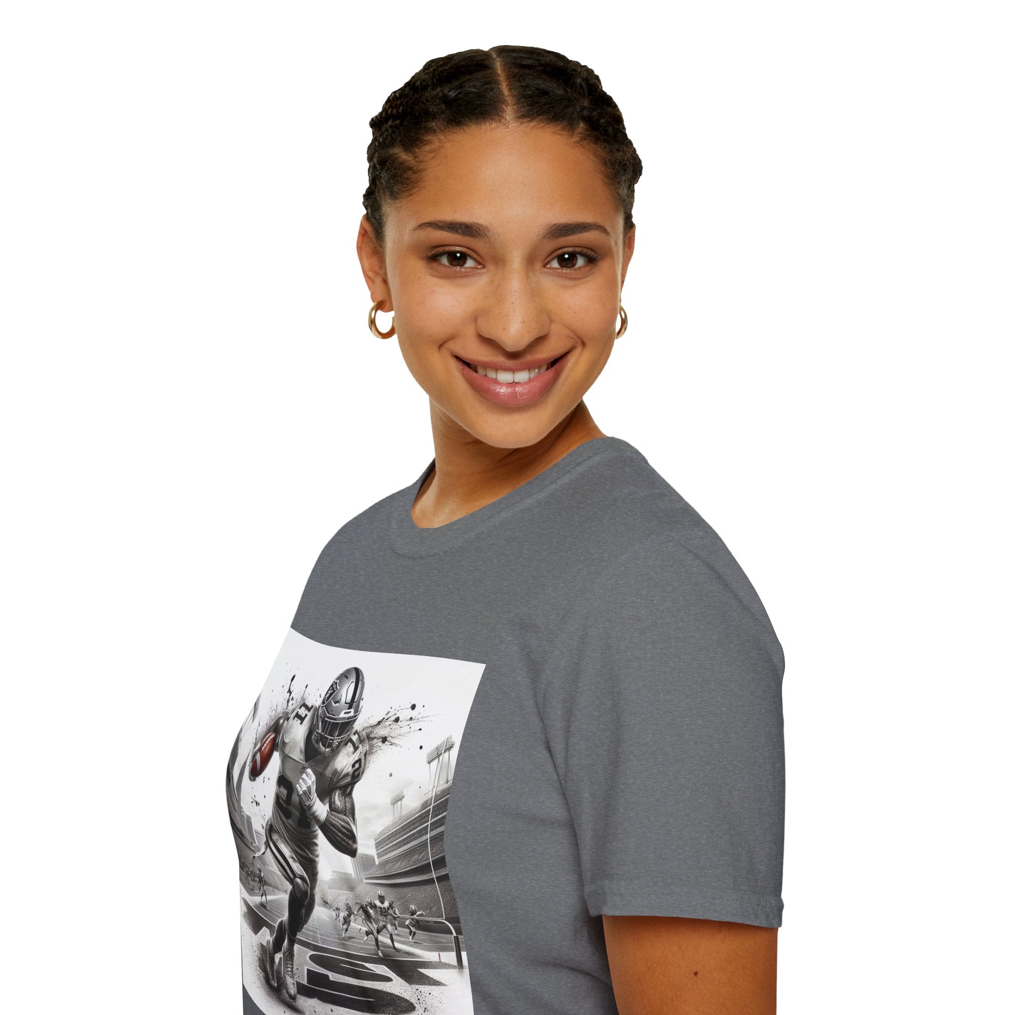 Silver Storm Raiders Shirt , Raiders Fan Football Shirt, Unisex Shirt, Football Fan Tee, Trendy Shirt, Casual Summer Shirt