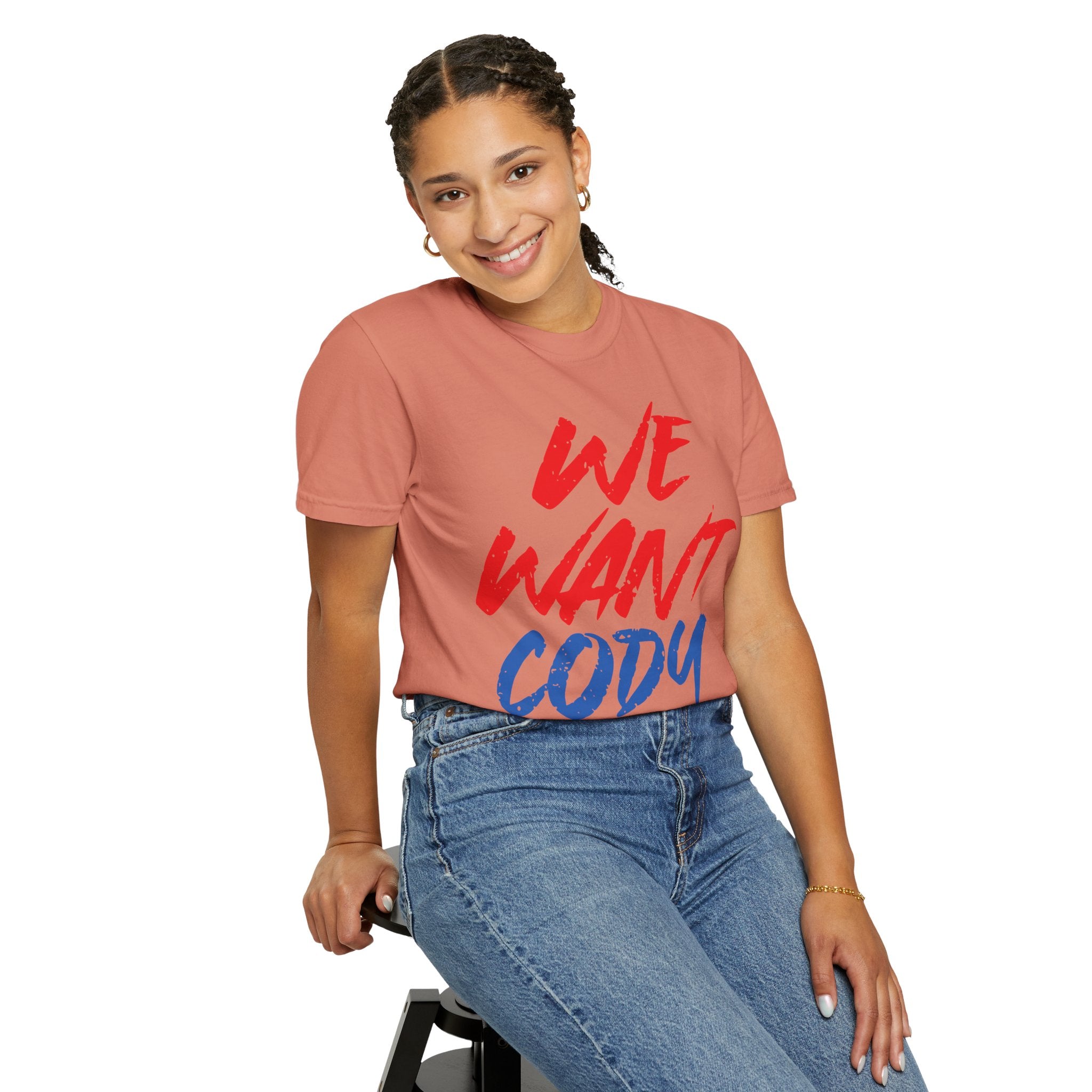 We Want Cody Graphic Design Cody Rhodes Fan Shirt, Sports Fan T-shirt, Unisex Shirt, Gift for Her-Him, Casual Outwear Shirt