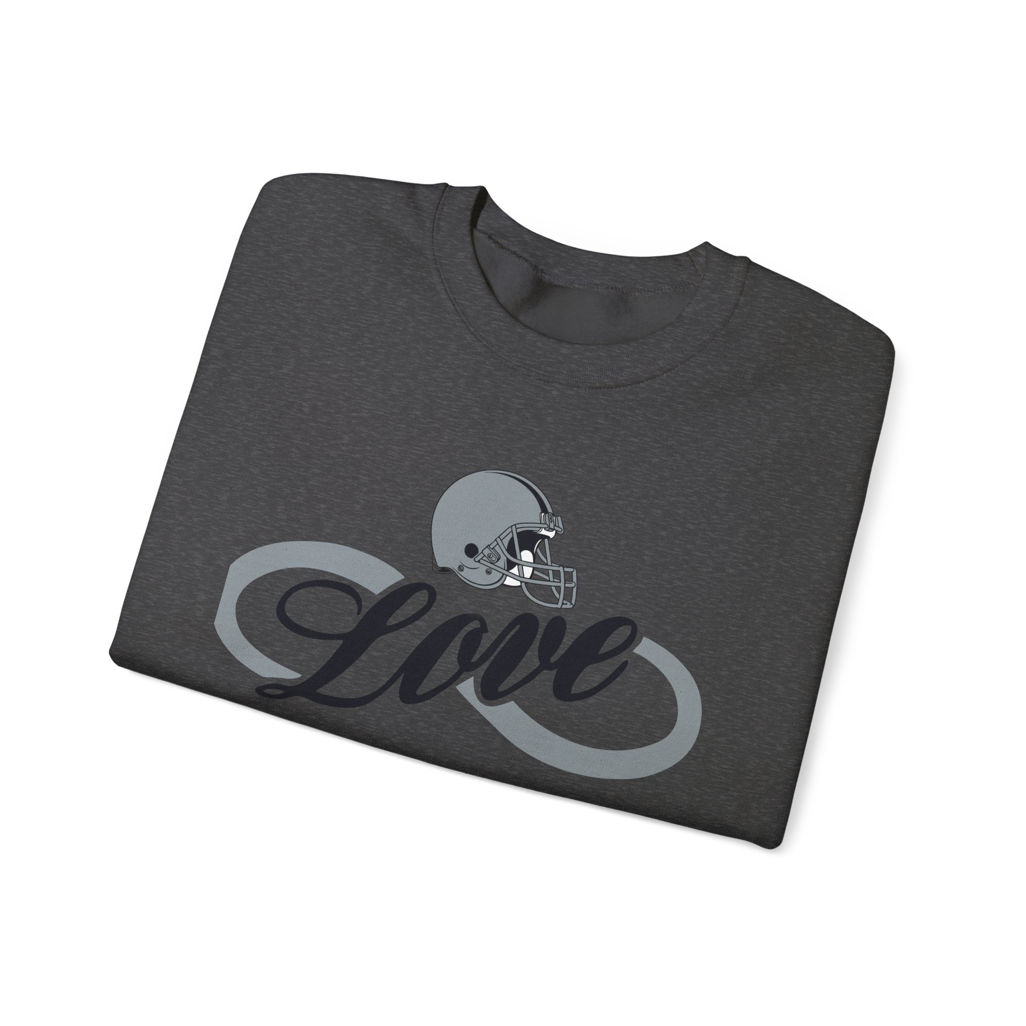Love for Raiders Football Fan Sweatshirt, Unisex Sweatshirt, Football Fan Sweatshirt, Casual Sweatshirt, Summer Fit Sweatshirt