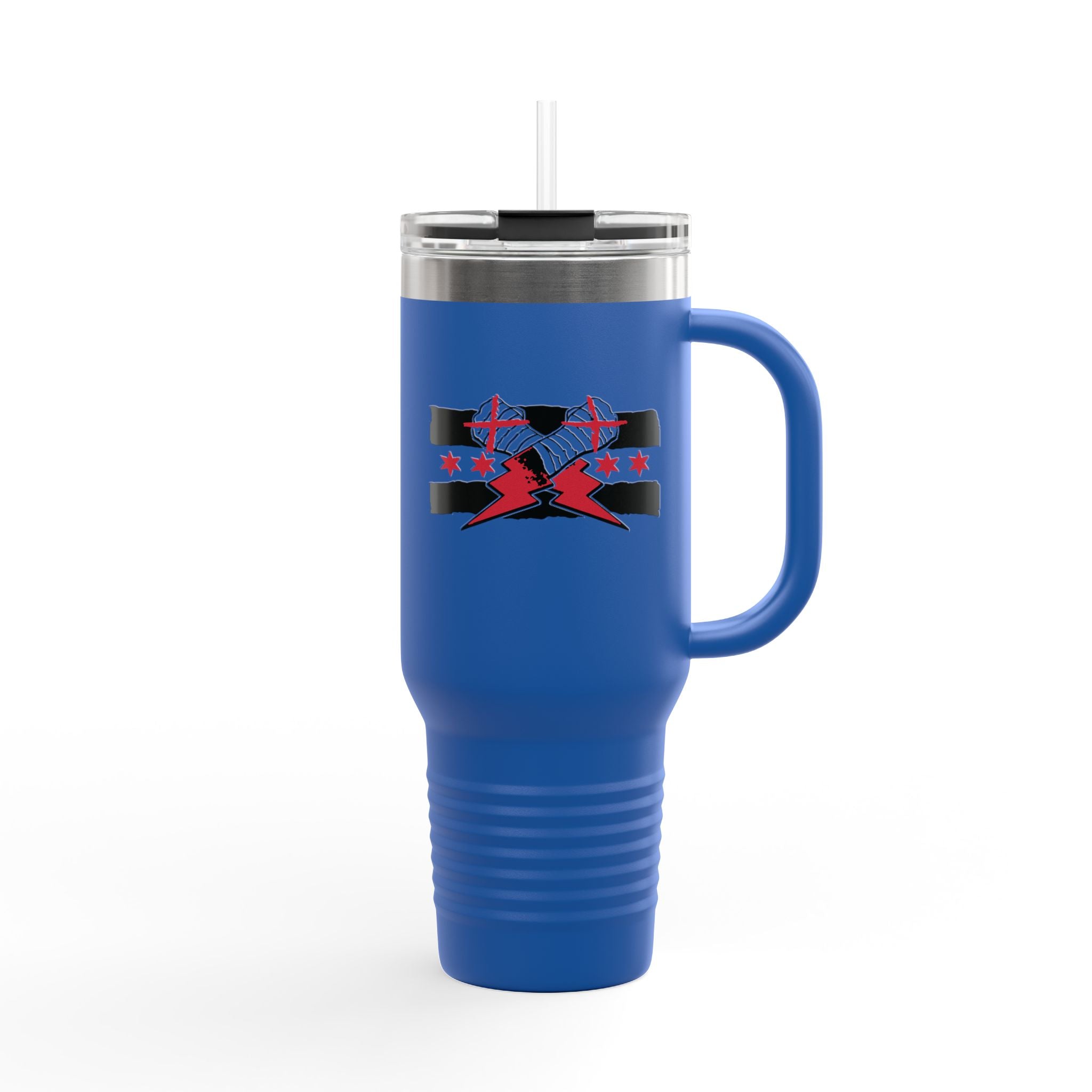 CM Punk Red-Black Graphic Design, Insulated Travel Mug, Gift for Her Gift for Him - 40oz, Gift for Her, Gift for Him