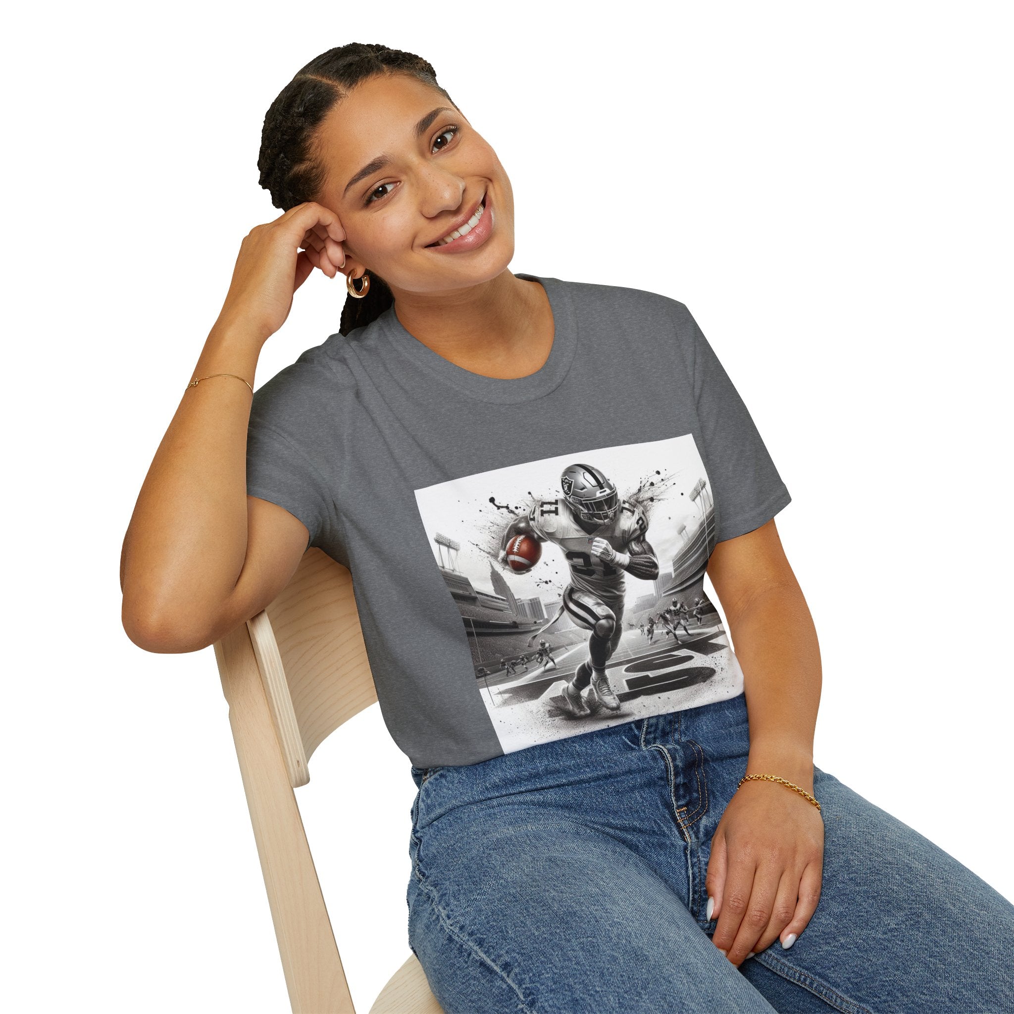 Silver Storm Raiders Shirt , Raiders Fan Football Shirt, Unisex Shirt, Football Fan Tee, Trendy Shirt, Casual Summer Shirt