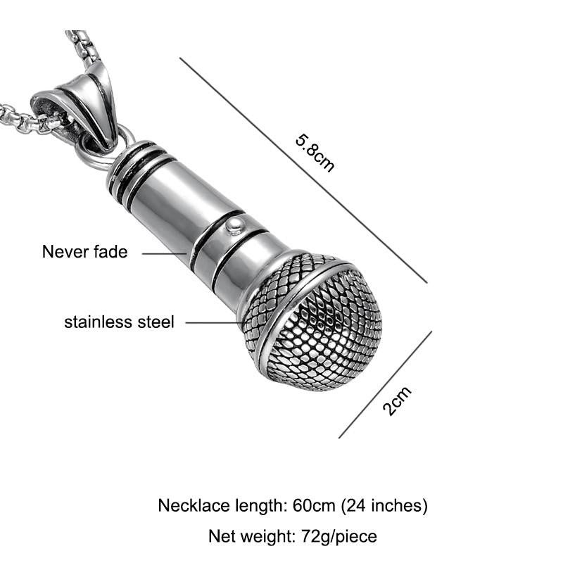 SING YOUR INNER TRUTHS BIG MIC NECKLACE