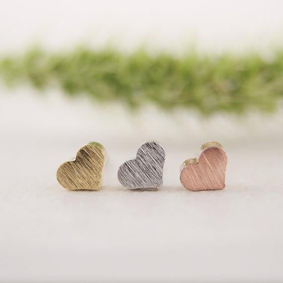 GRATITUDE HEART EARRINGS (3 pairs)