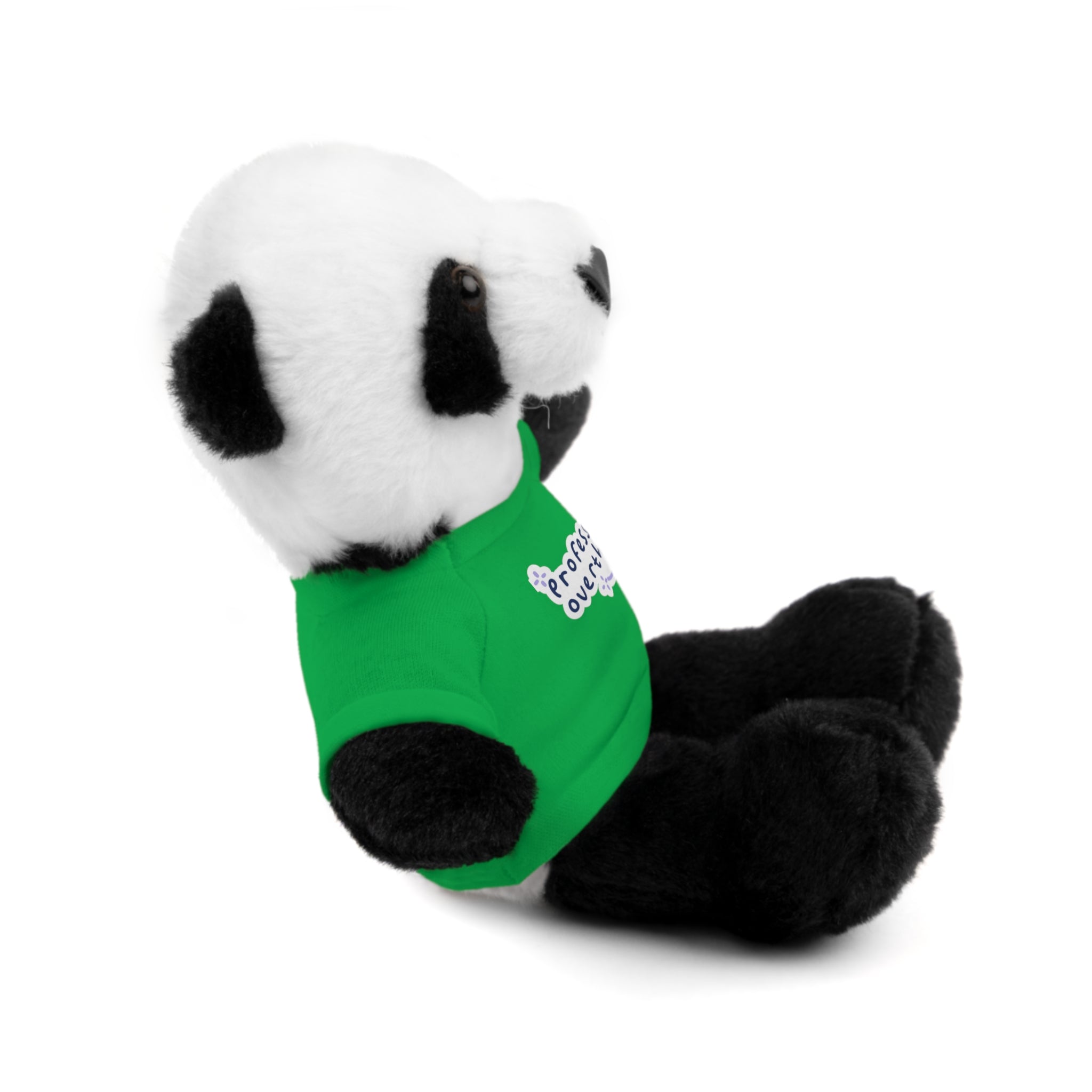 Bunny Plushy, Funny Professional Overthinker, Stuffed Animals Shirt Printed, Suitable for Soft Valentine's Day Gift