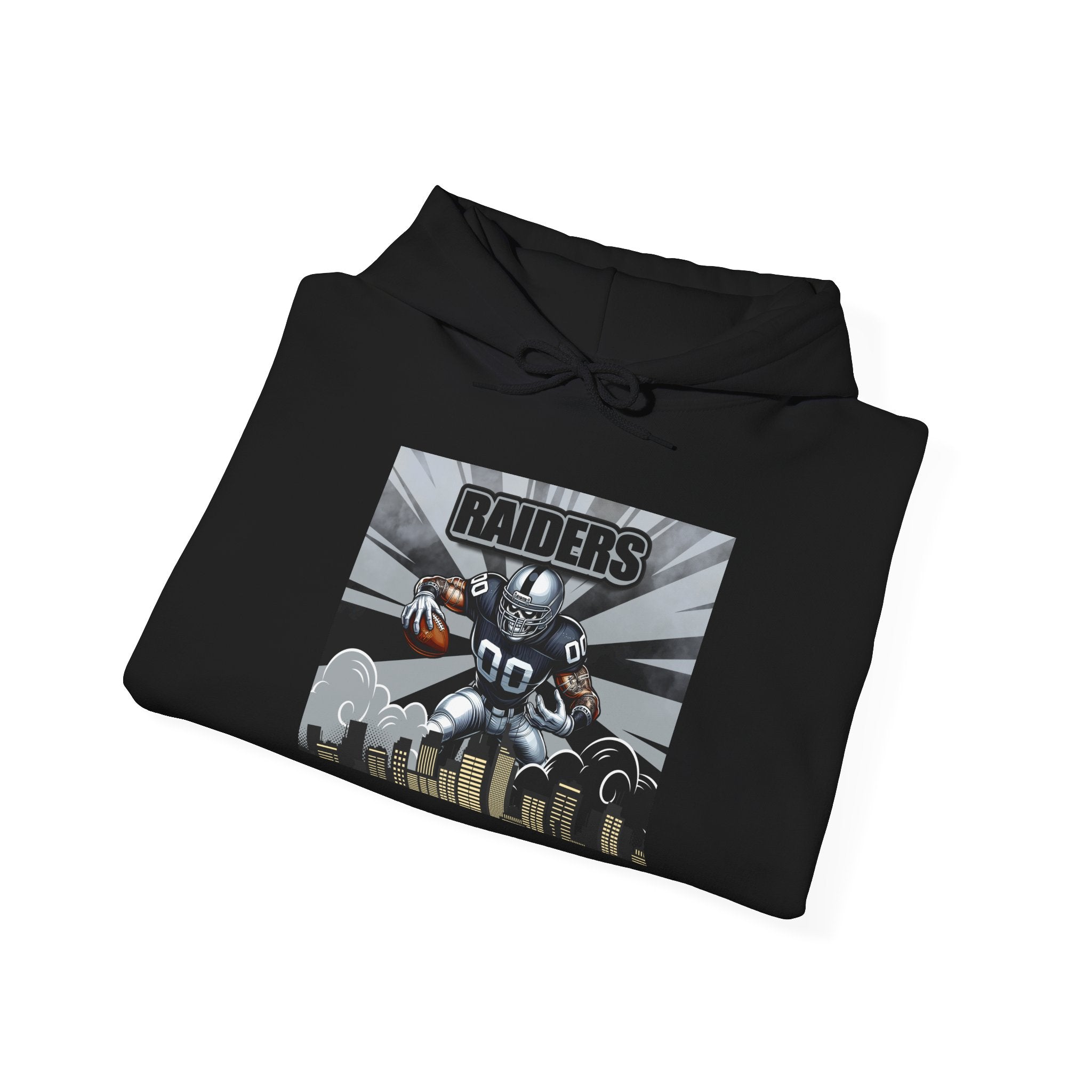 City Warrior Raiders Hoodie, Skyline Power Edition, Touchdown Raiders Hoodie, Unisex Hoodies, Raiders Football Fan Hoodie